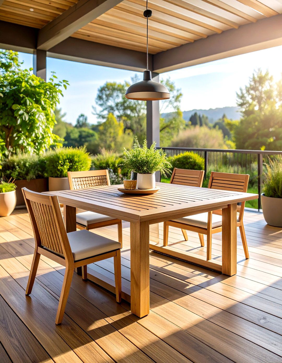 Convertible Coffee to Dining Table Doubles Deck Utility - 20 Deck Furniture Ideas