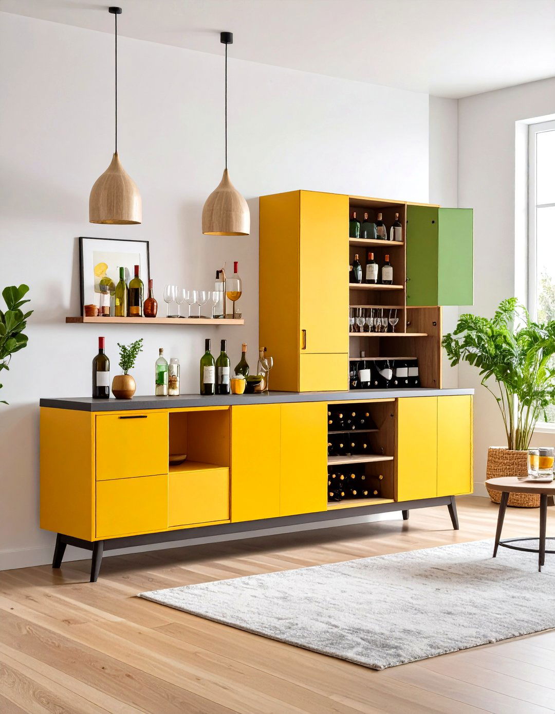 Convertible Multi Function Mini Bar Cabinet - 20 Mini Bar Ideas
