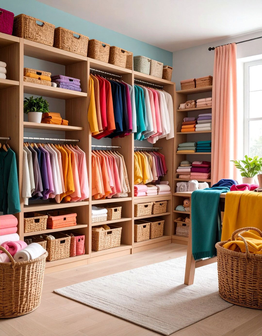 Coordinated Color Schemes - 20 Sewing Room Ideas