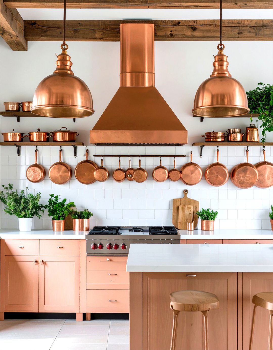 Copper Accents - 20 Vintage Decor Ideas