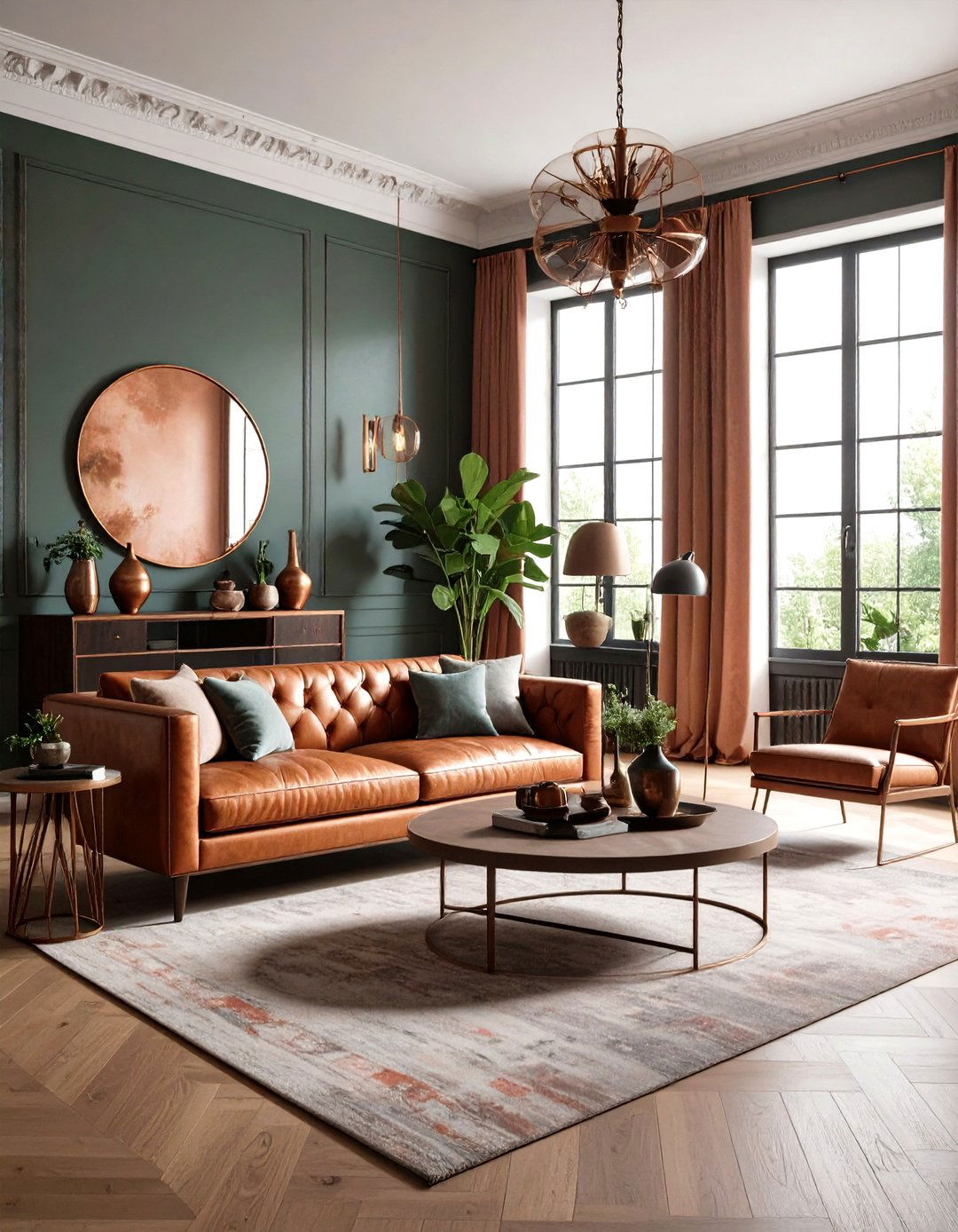 Copper and Rust Color Accents - 20 Steampunk Interior Design Ideas