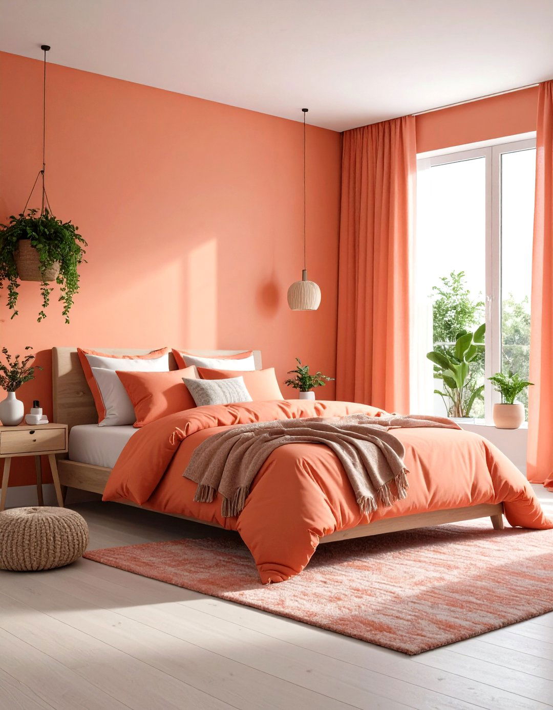 Coral Bedroom Seasonal Adaptability Design - 20 Coral Bedroom Ideas