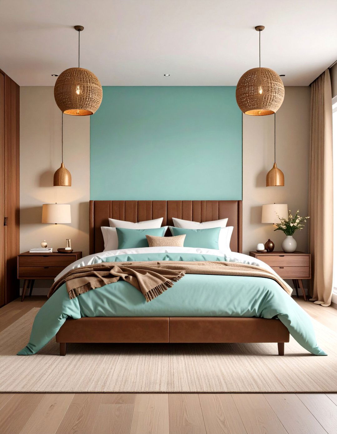 Coral and Cool Gray Bedroom Painting Cheer - 20 Bedroom Painting Ideas With Two Colors