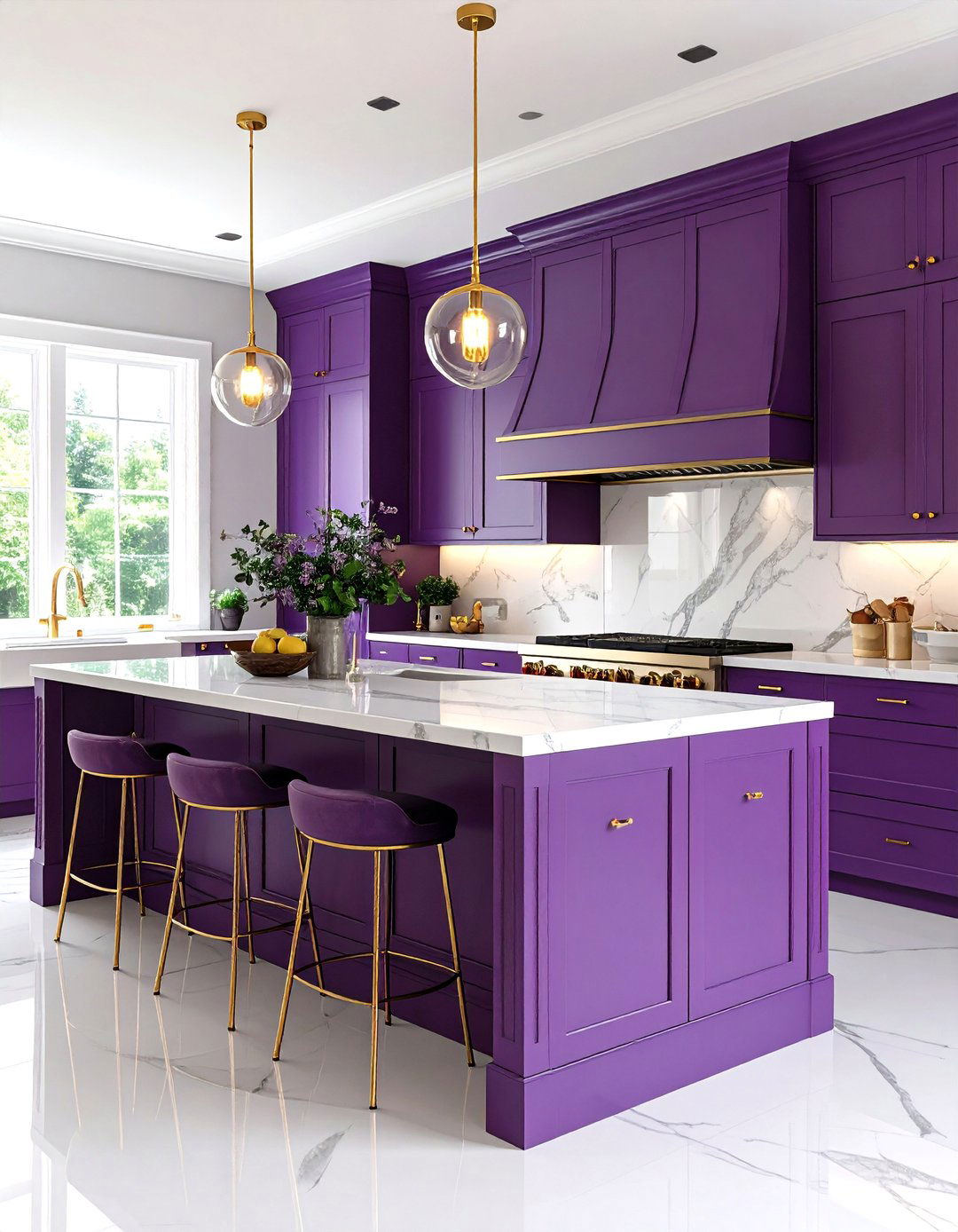 Coral and Mint Colorful Kitchen Freshness - 20 Colorful Kitchen Ideas