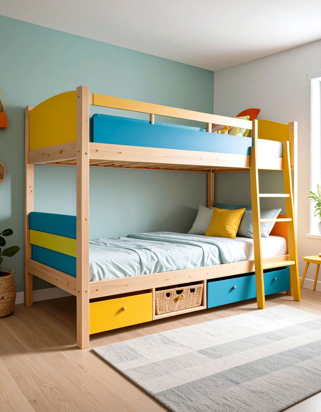 Corner Bunk Bed for Childrens Rooms - 20 Corner Bed Ideas