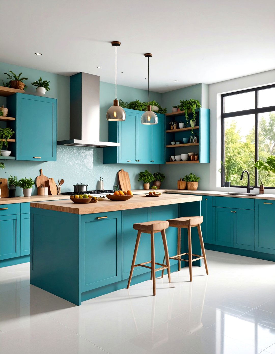 Corner Cabinet Floating Shelf Combination - 20 Corner Cabinet Ideas