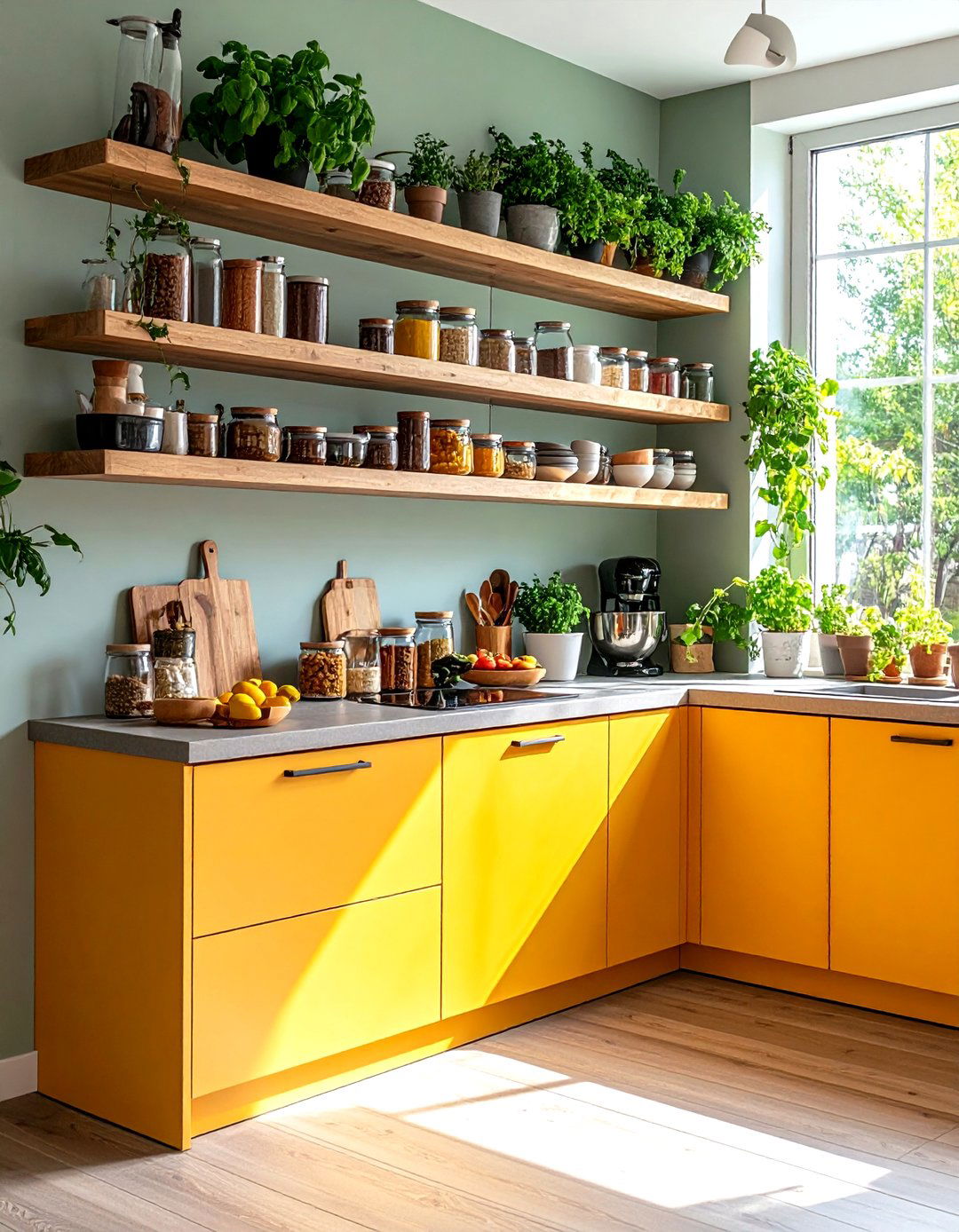 Corner Cabinet Open Shelving System - 20 Corner Cabinet Ideas