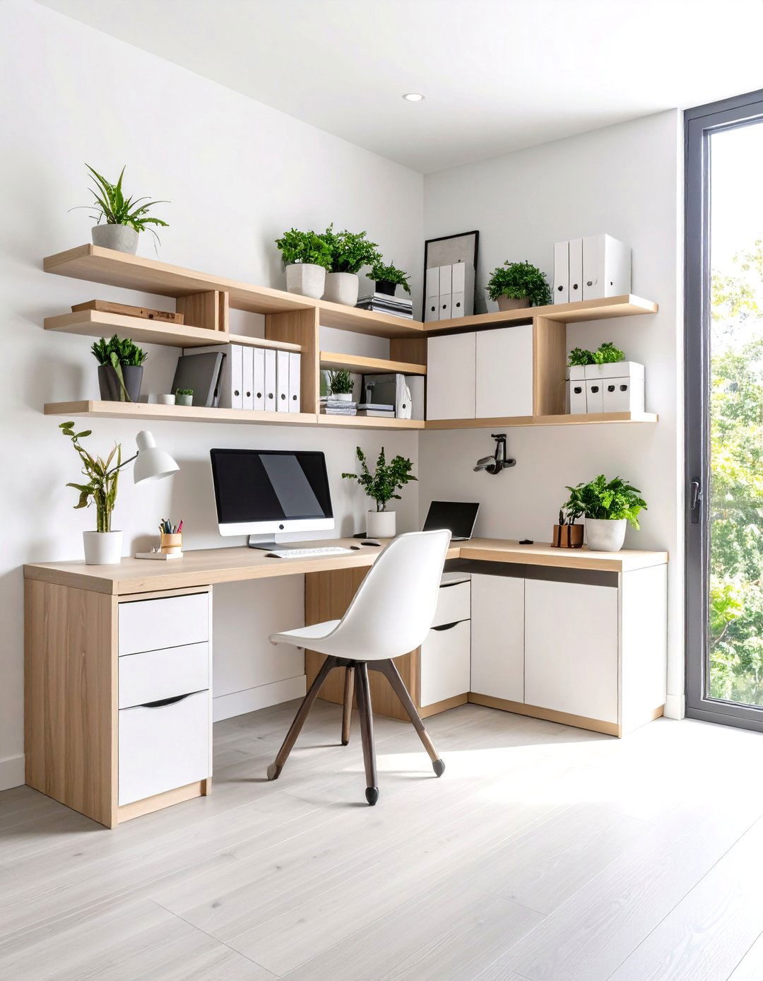 Corner Command Center Nook - 20 Command Center Ideas