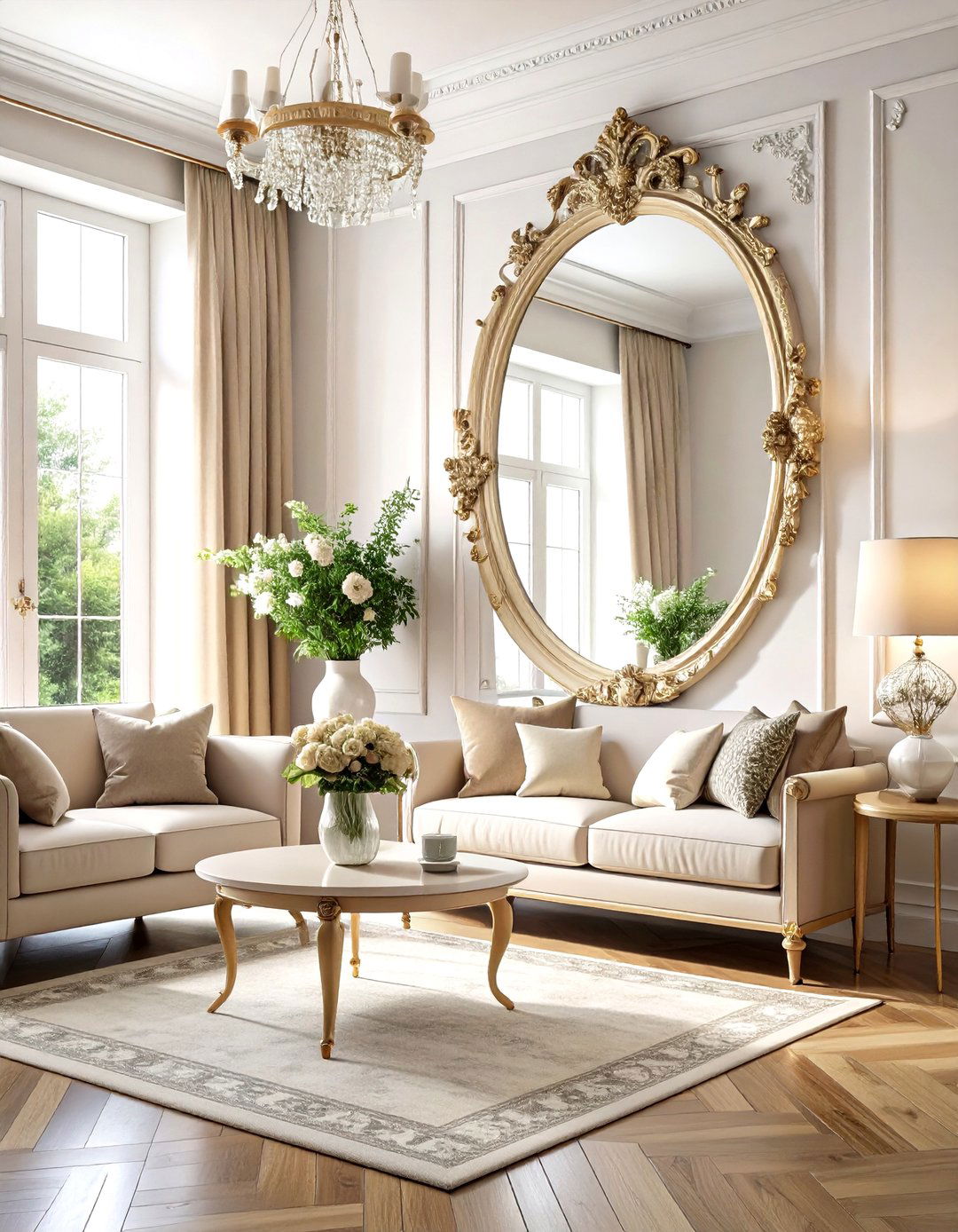 Corner Decoration Mirror Reflection Enhancement - 20 Corner Decoration Ideas