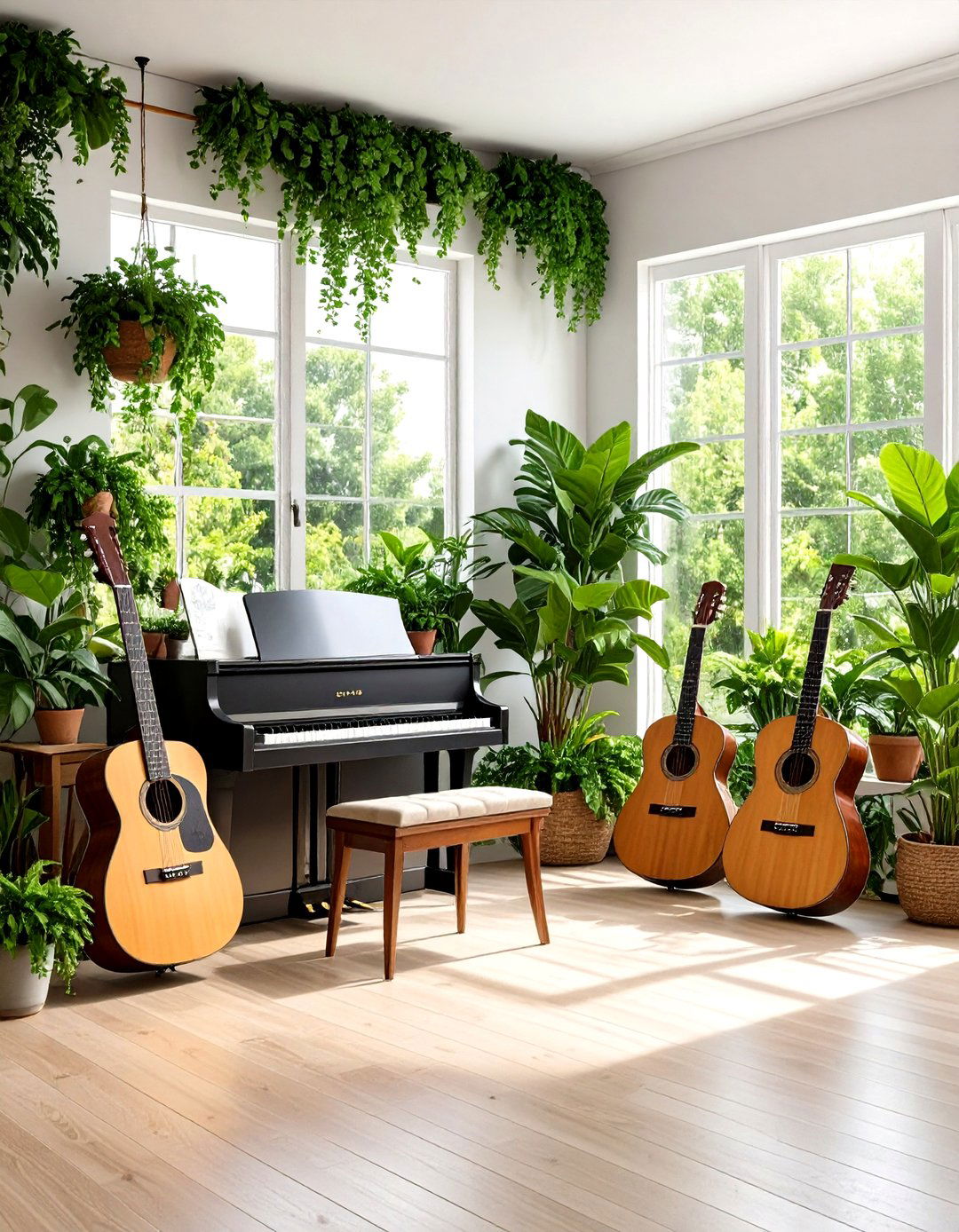 Corner Decoration Musical Instrument Showcase - 20 Corner Decoration Ideas
