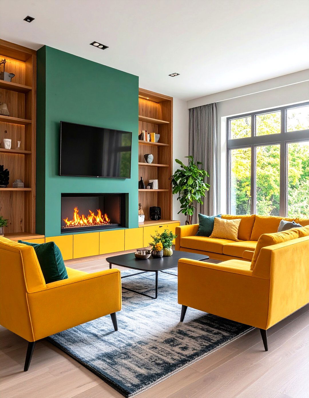 Corner Fireplace TV Setup - 20 Tv Over Fireplace Ideas