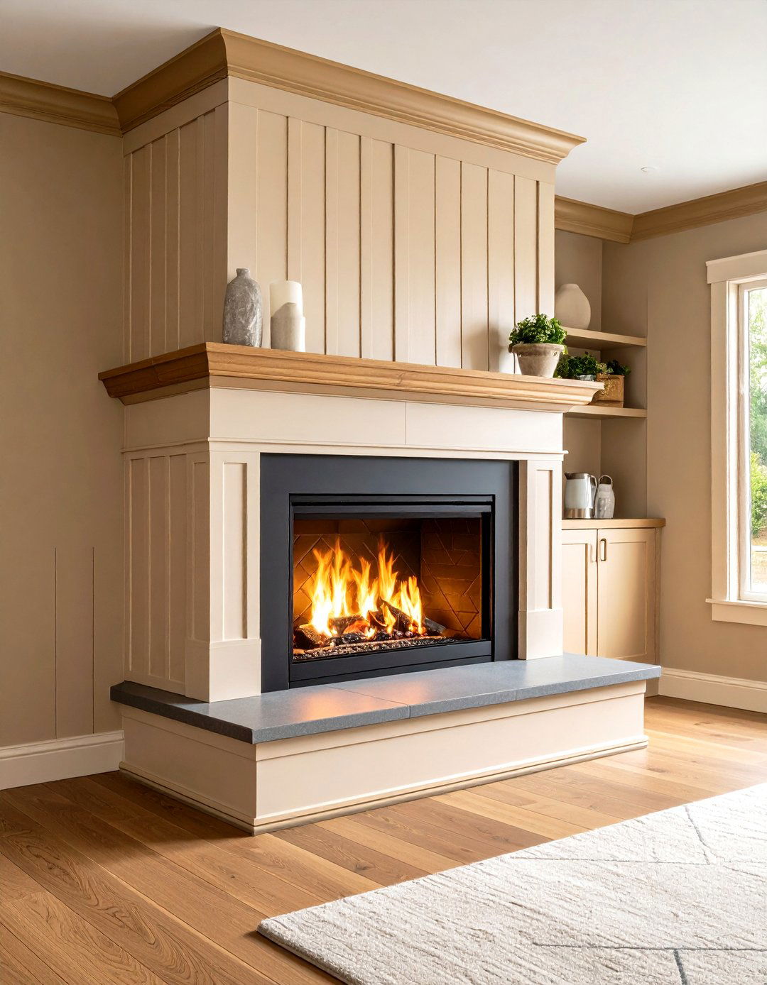 Corner Fireplace for Compact Rooms - 20 Fireplace Ideas