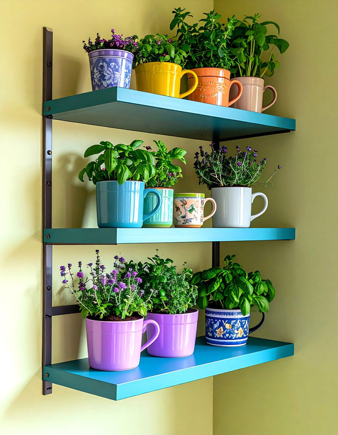 Corner Floating Shelves to Tame Awkward Angles - 20 Floating Shelves Ideas