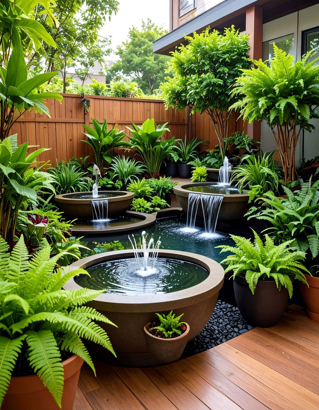 Corner Garden Ideas With Pots Featuring Water Elements - 20 Corner Garden Ideas With Pots