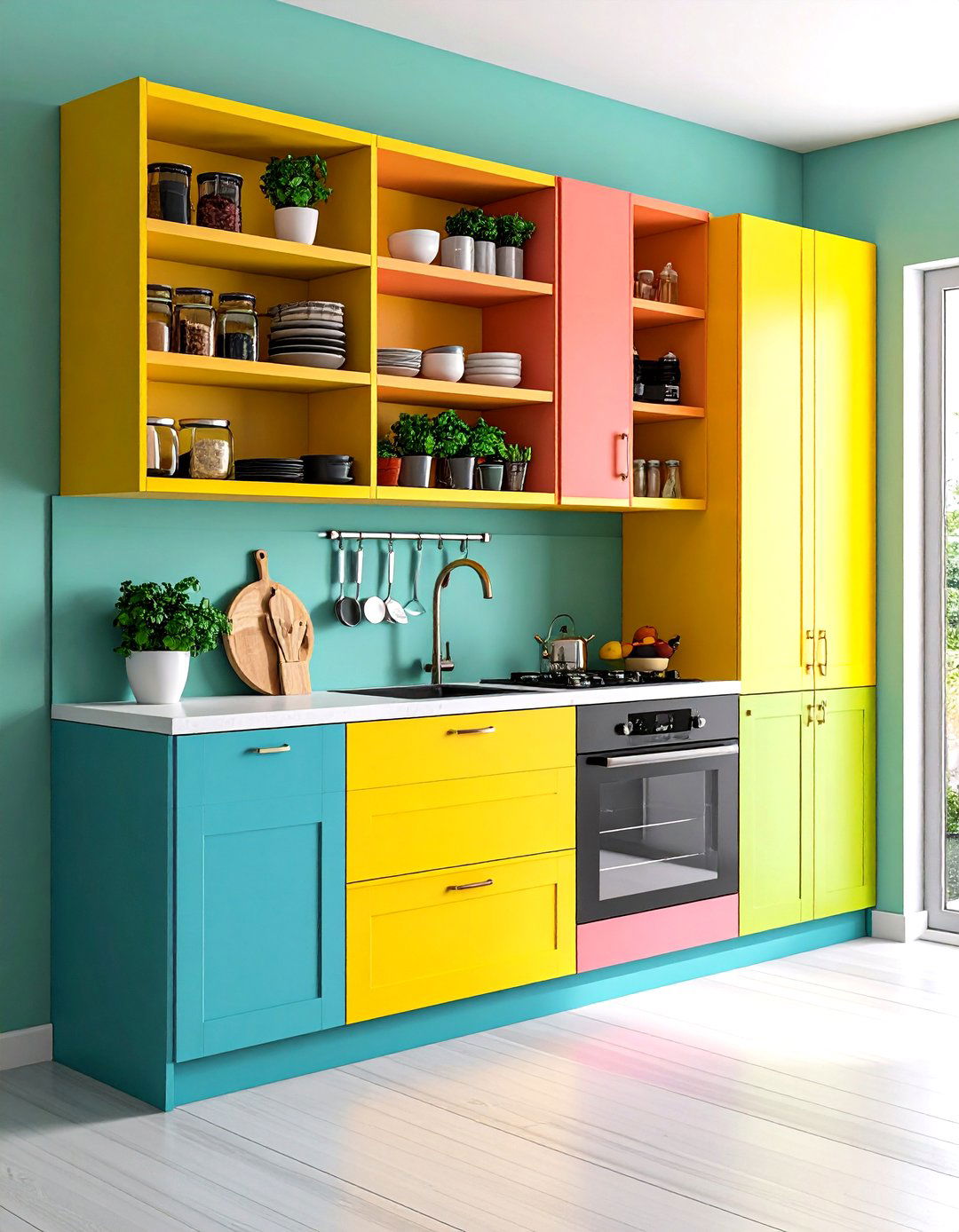 Corner Hugging Tall Cabinets to Rescue Dead Space - 20 Floor to Ceiling Cabinets Ideas