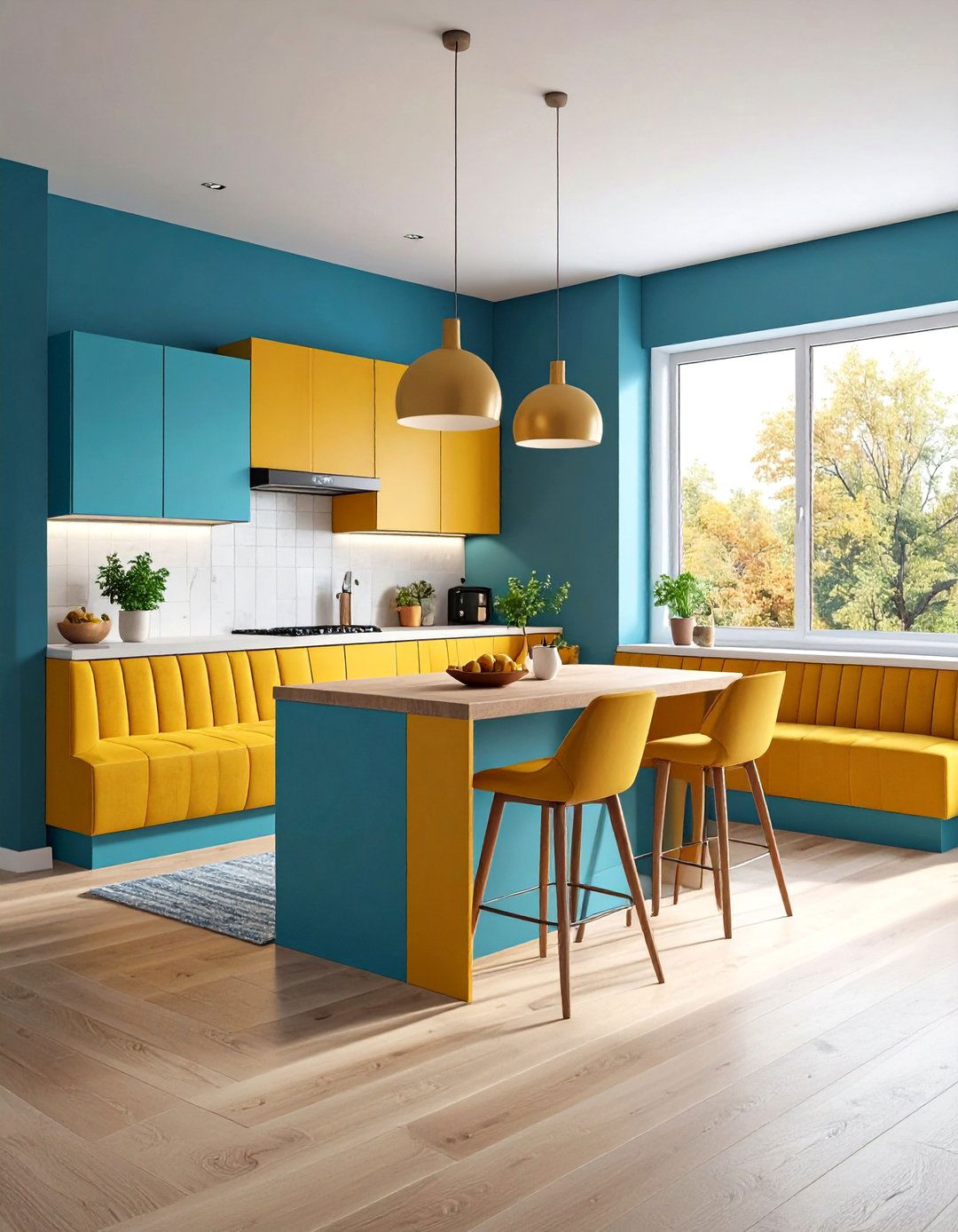 Corner Kitchen Bar Nook - 20 Kitchen Bar Ideas