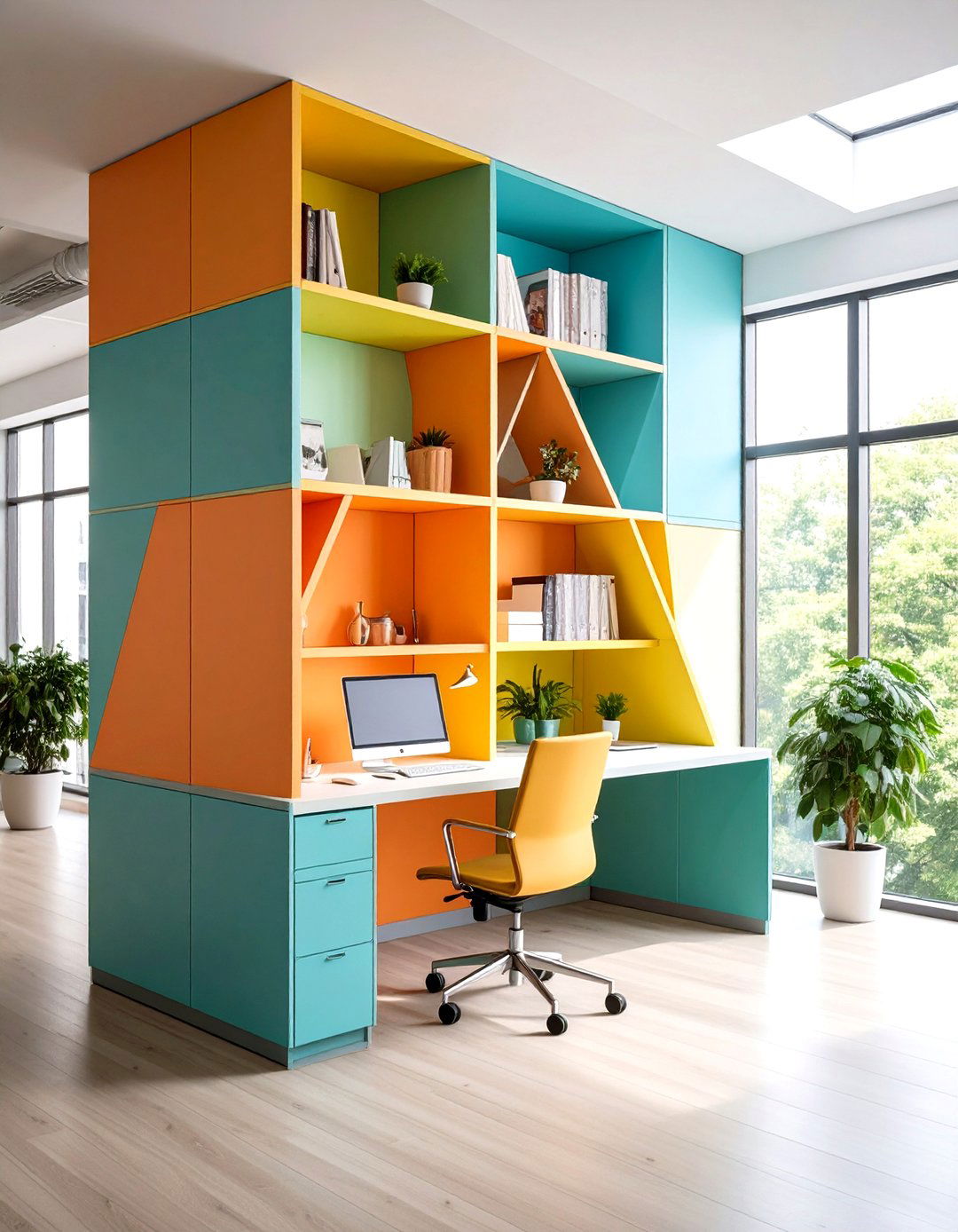 Corner Office Storage Units - 20 Office Storage Ideas