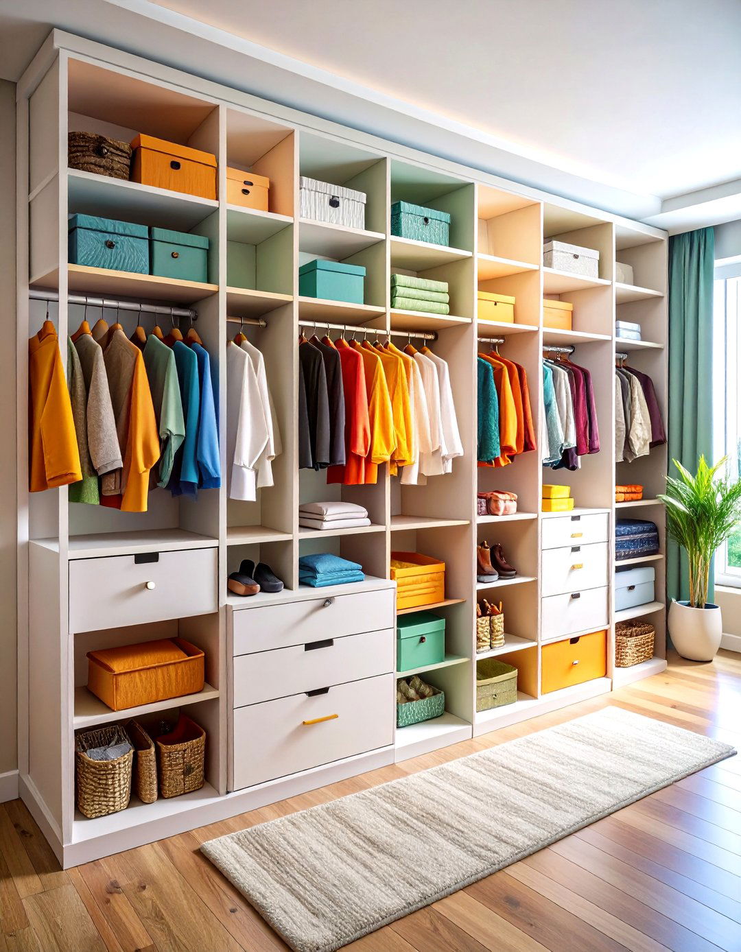 Corner Open Closet Maximization - 20 Open Closet Ideas