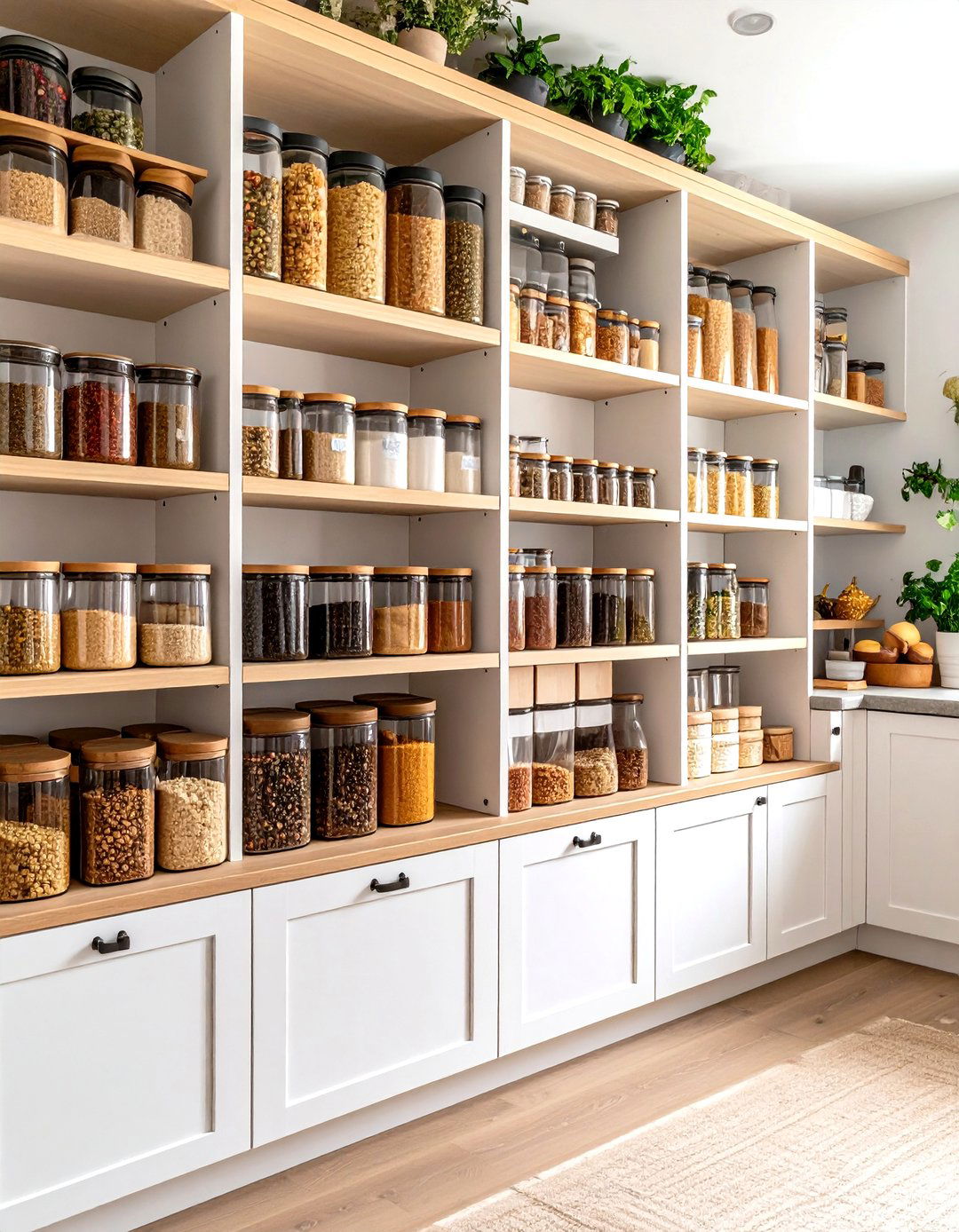 Corner Pantry with Specialized Spice Organization - 20 Corner Pantry Ideas