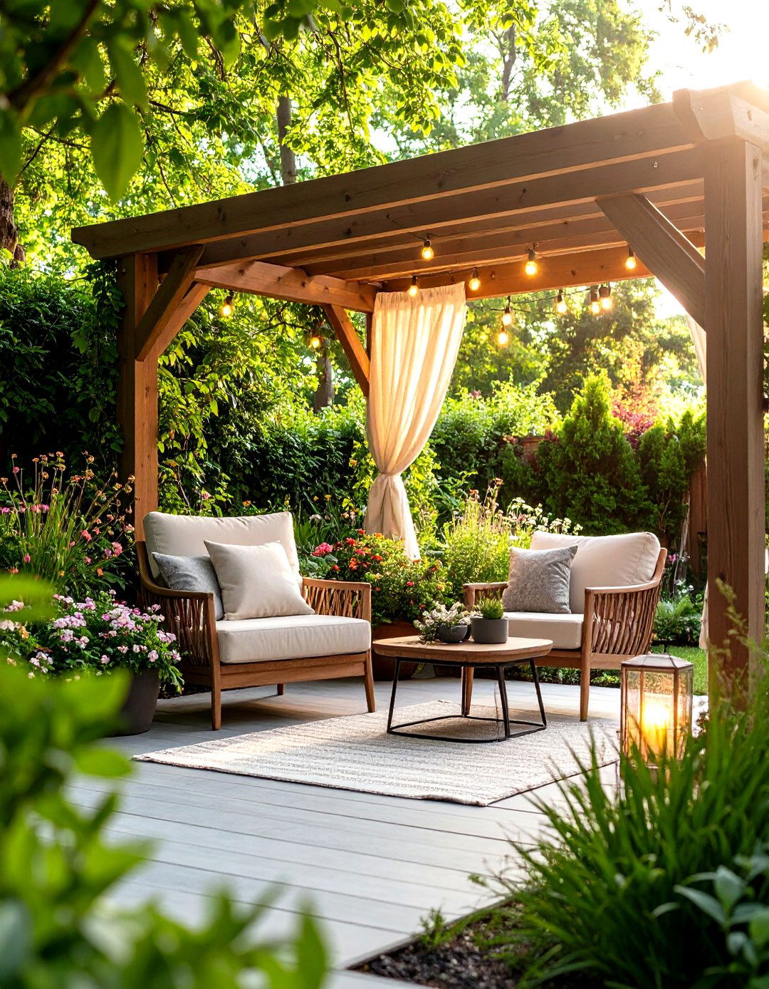 Corner Patio Reading Nook Sanctuary - 20 Corner Patio Ideas