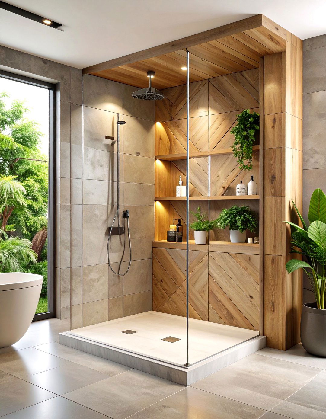 Corner Shower Niche - 20 Shower Niche Ideas