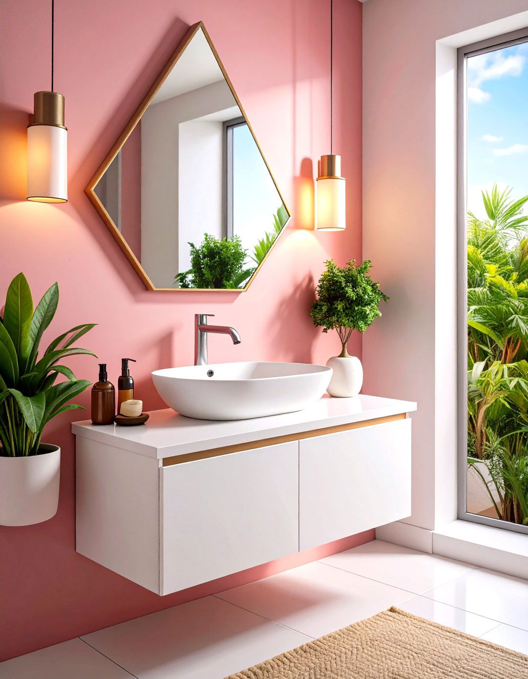 Corner Sink Opens Up Cramped Half Bathroom Corners - 20 Half Bathroom Ideas