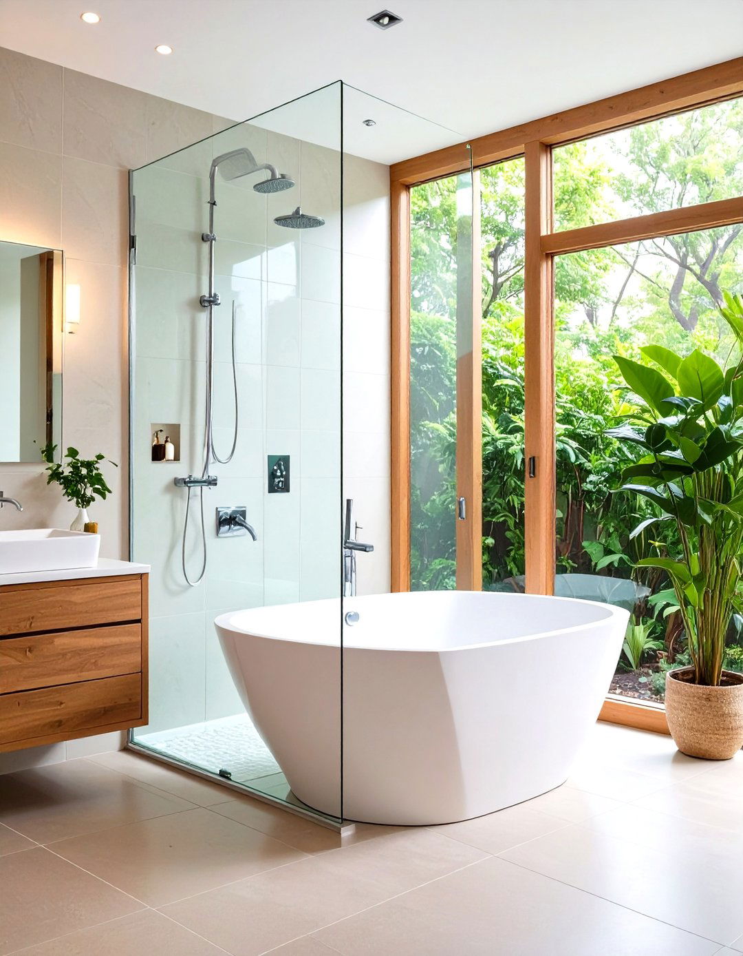 Corner Tub Shower Unit - 20 Tub-shower Combo Ideas