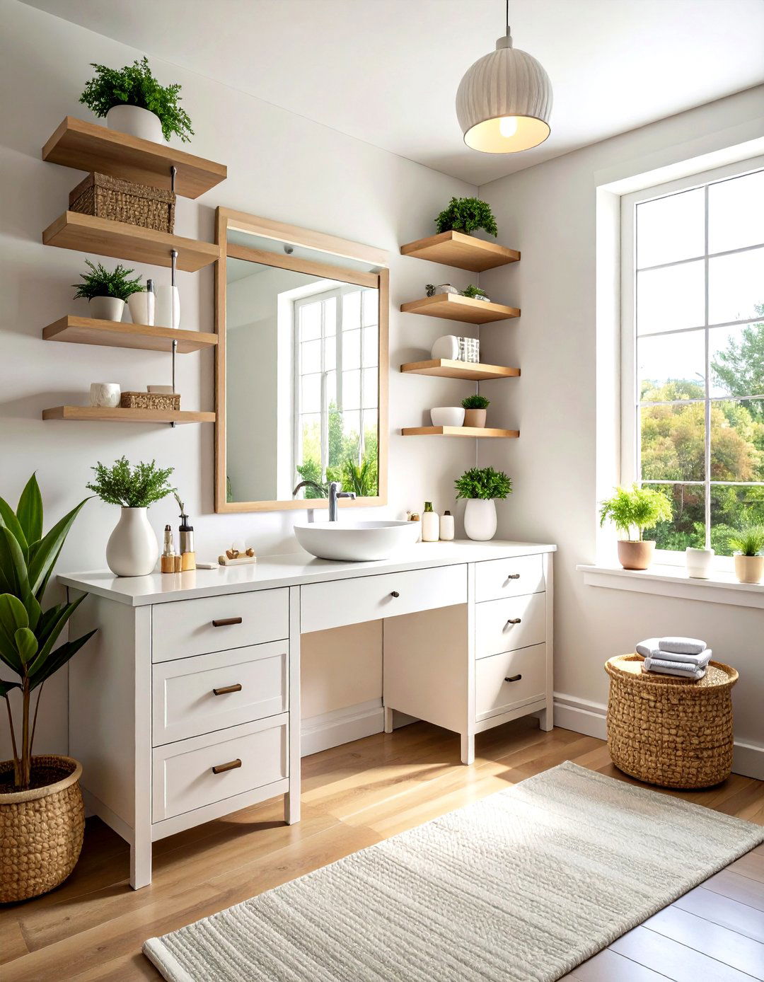 Corner Vanity Nook - 20 Vanity Room Ideas