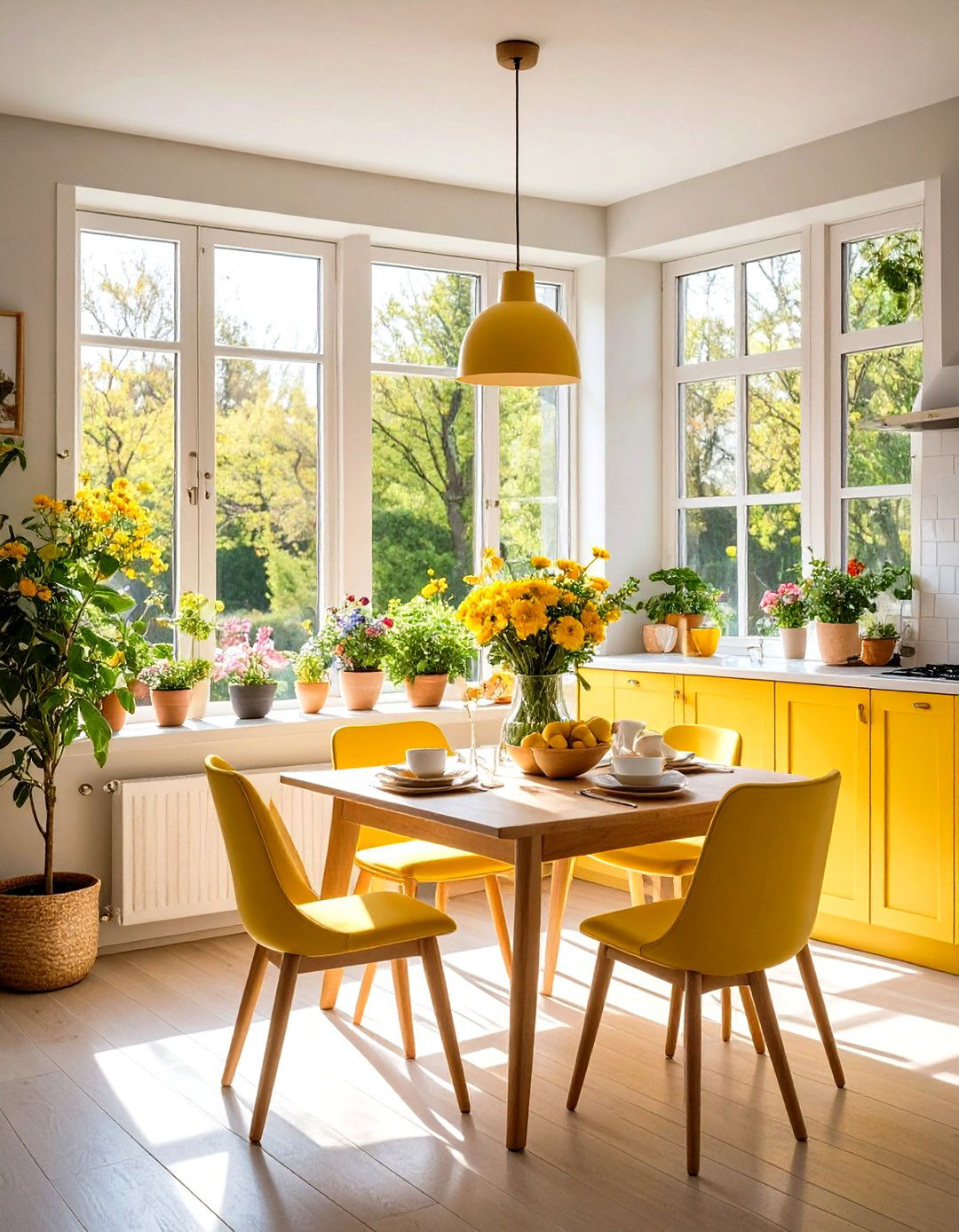 Corner Window Eat in Kitchen Nook - 20 Eat in Kitchen Ideas