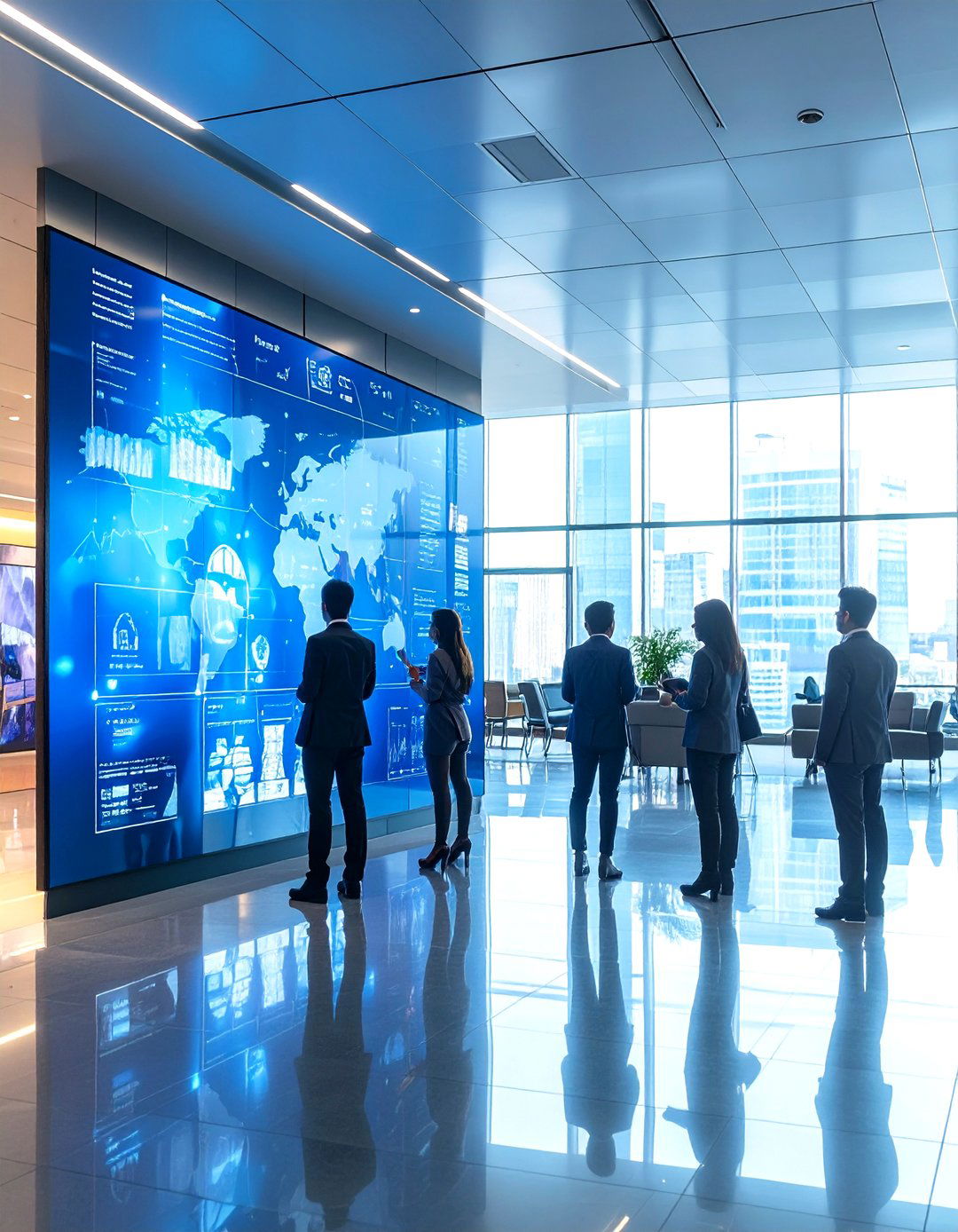 Corporate Office Interactive Mural - 20 Interactive Murals