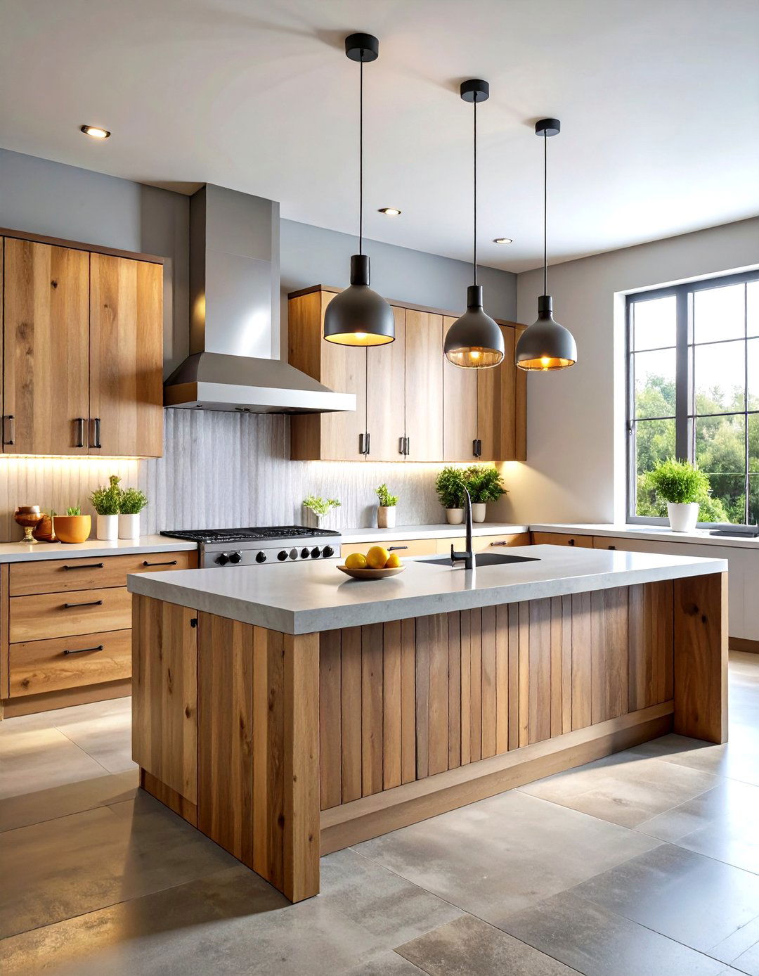 Corrugated Metal Rustic Backsplash - 20 Rustic Backsplash Ideas