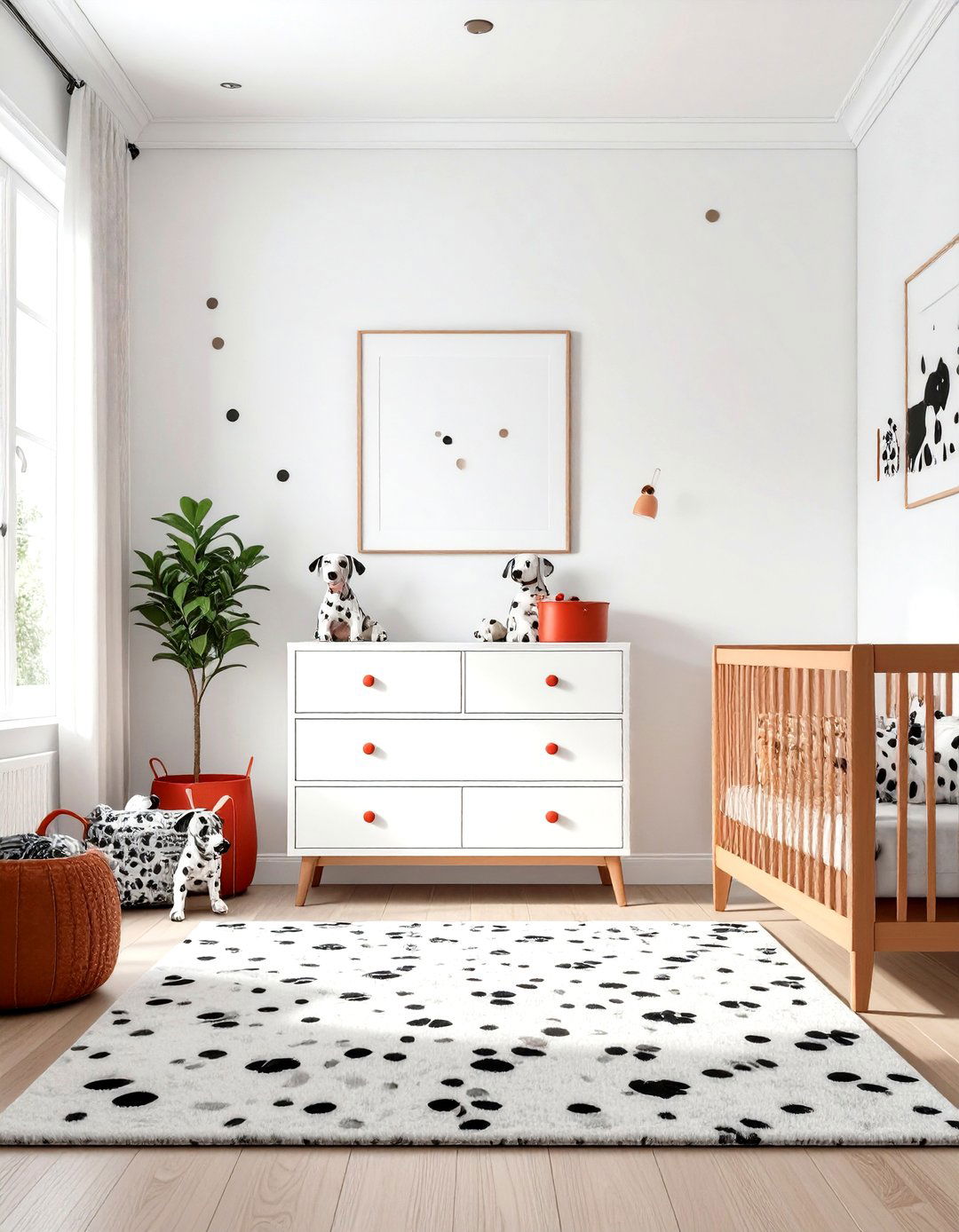 Cosy Dalmatians Spot Pattern Disney Nursery - 20 Disney Nursery Ideas