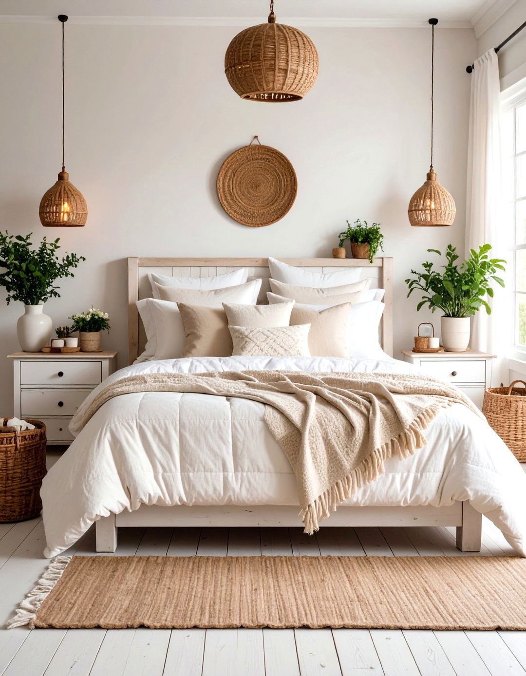 Cottage Charm White and Cream Bedroom Styling - 20 White and Cream Bedroom Ideas
