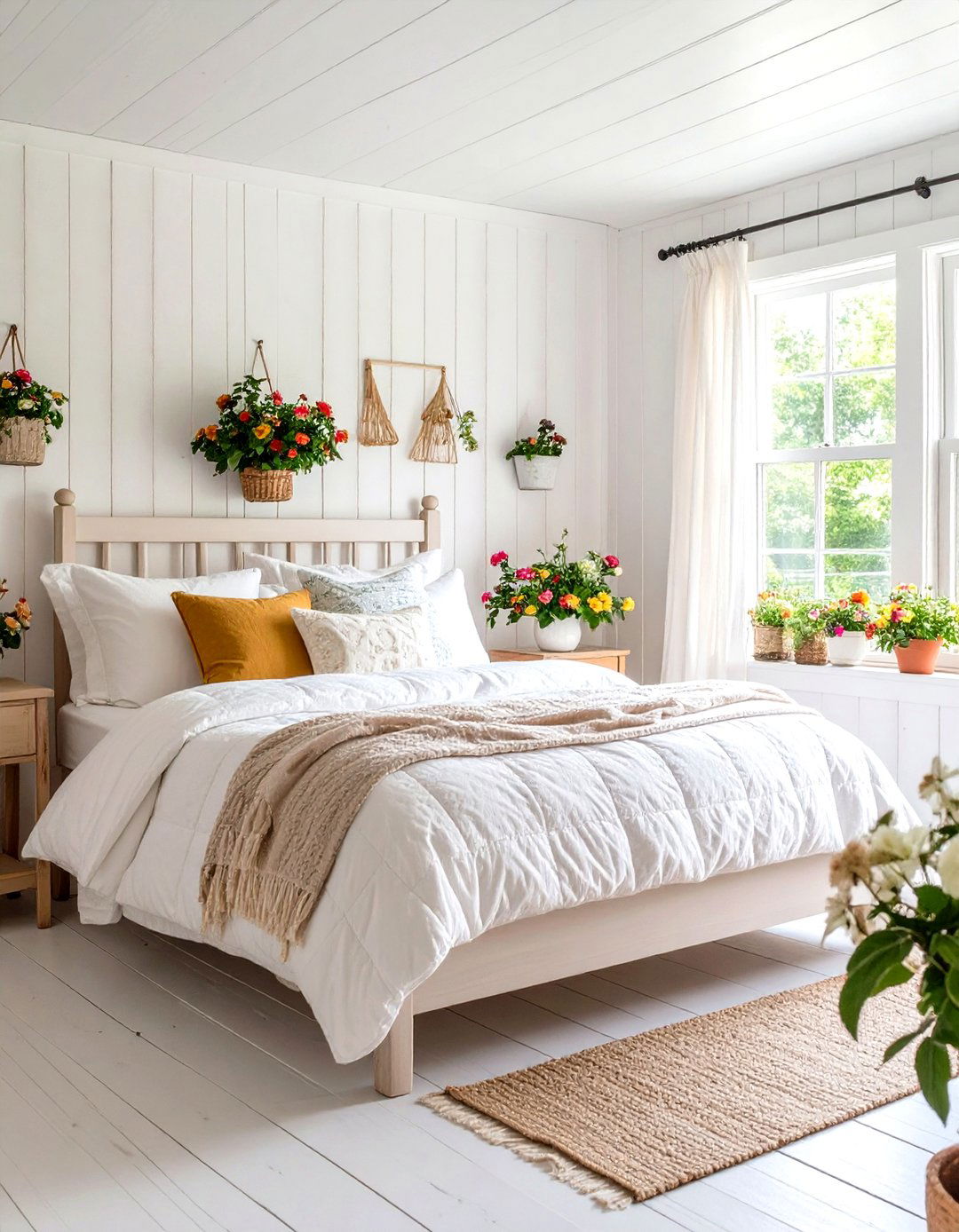 Cottage Core White Bedroom - 20 White Bedroom Ideas