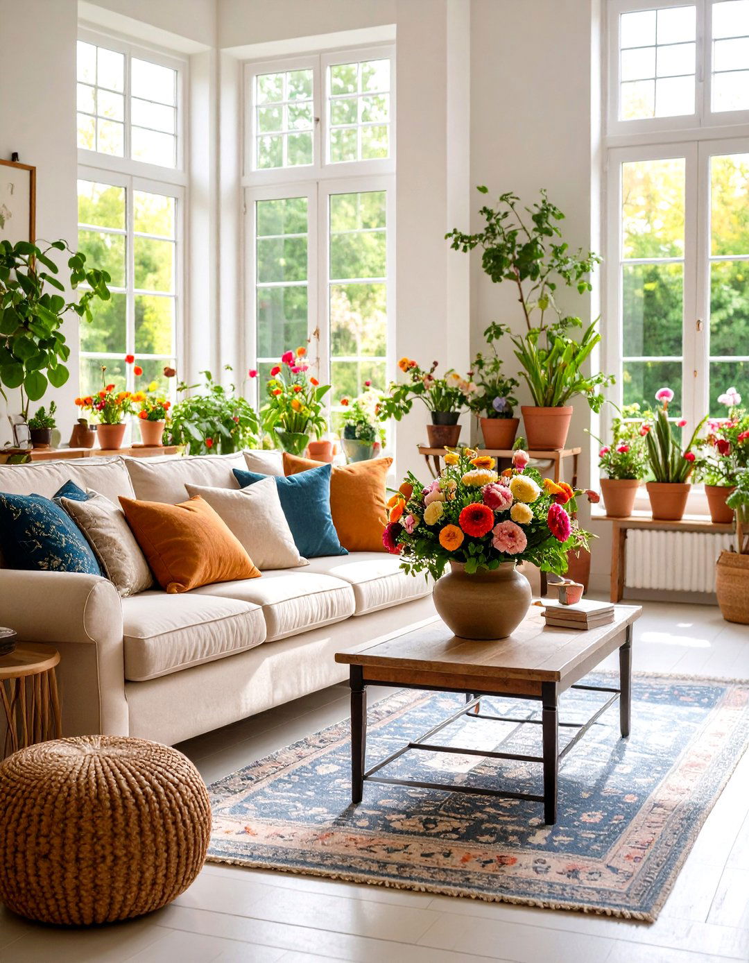 Cottage Fresh Flower and Garden Elements - 20 Cottage Decorating Ideas