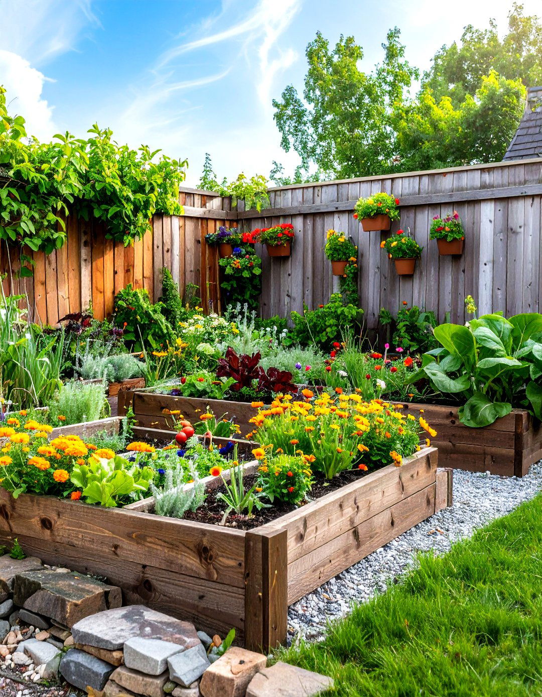 Cottage Garden Herb and Vegetable Integration - 20 Cottage Garden Ideas