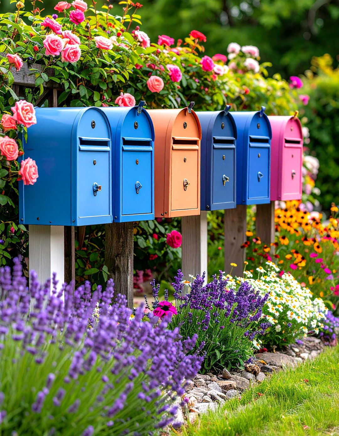Cottage Garden Mailbox Landscaping - 20 Mailbox Landscaping Ideas
