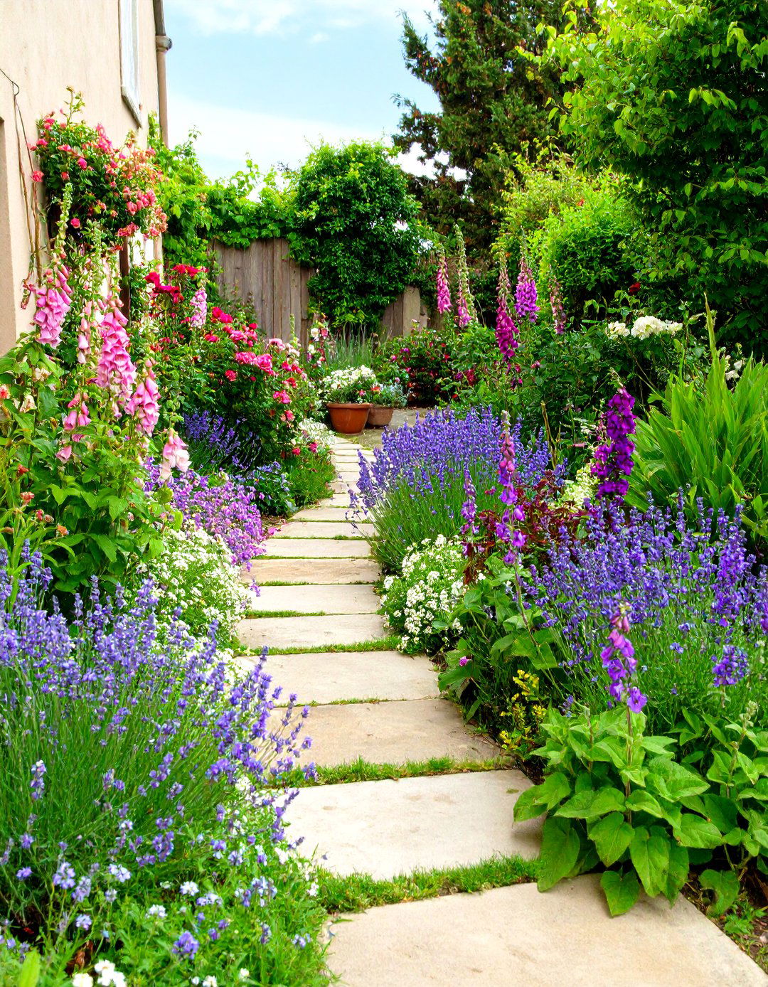 Cottage Garden Perennial Flower Bed - 20 Perennial Flower Bed Ideas