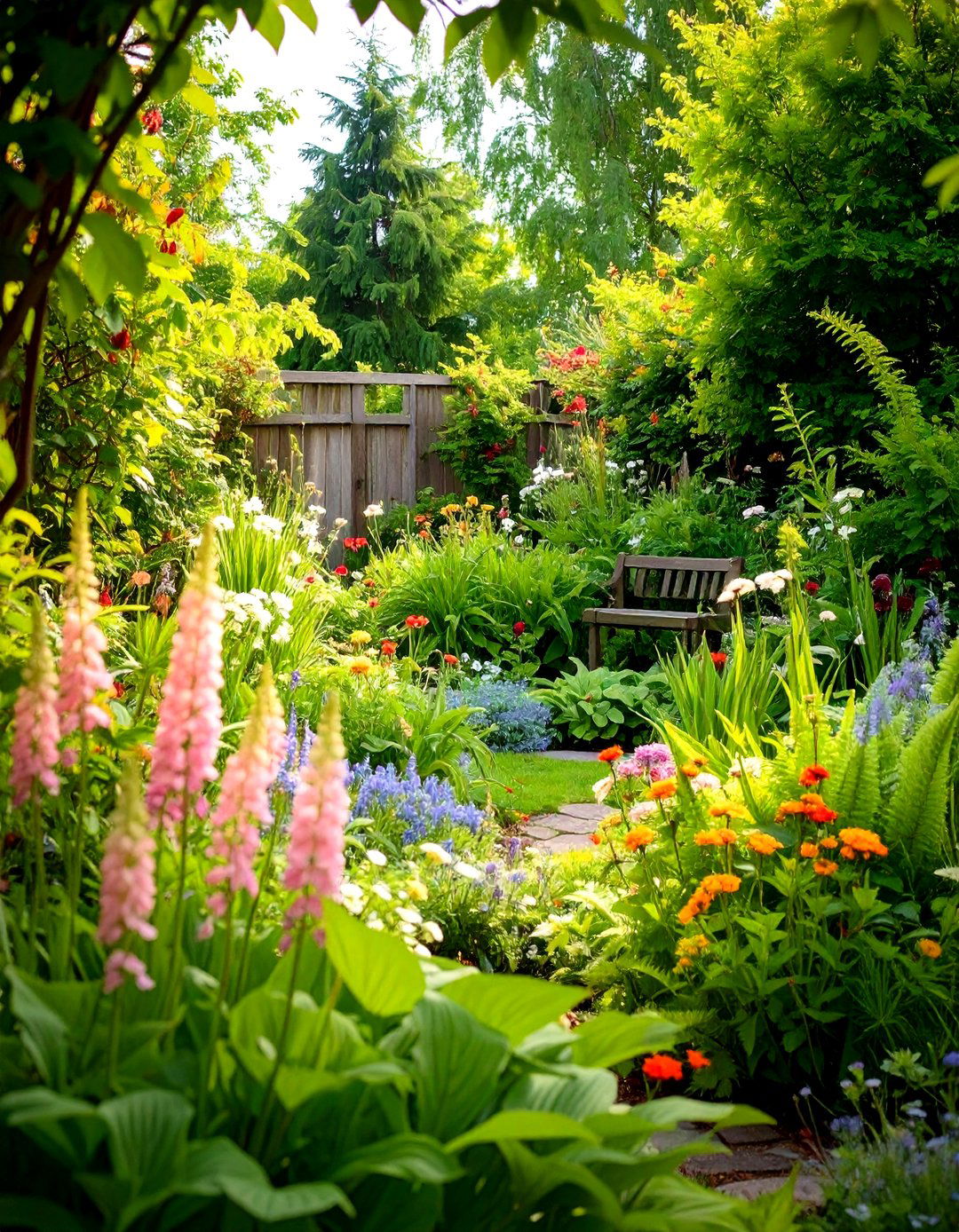Cottage Garden Shade and Partial Sun Adaptations - 20 Cottage Garden Ideas