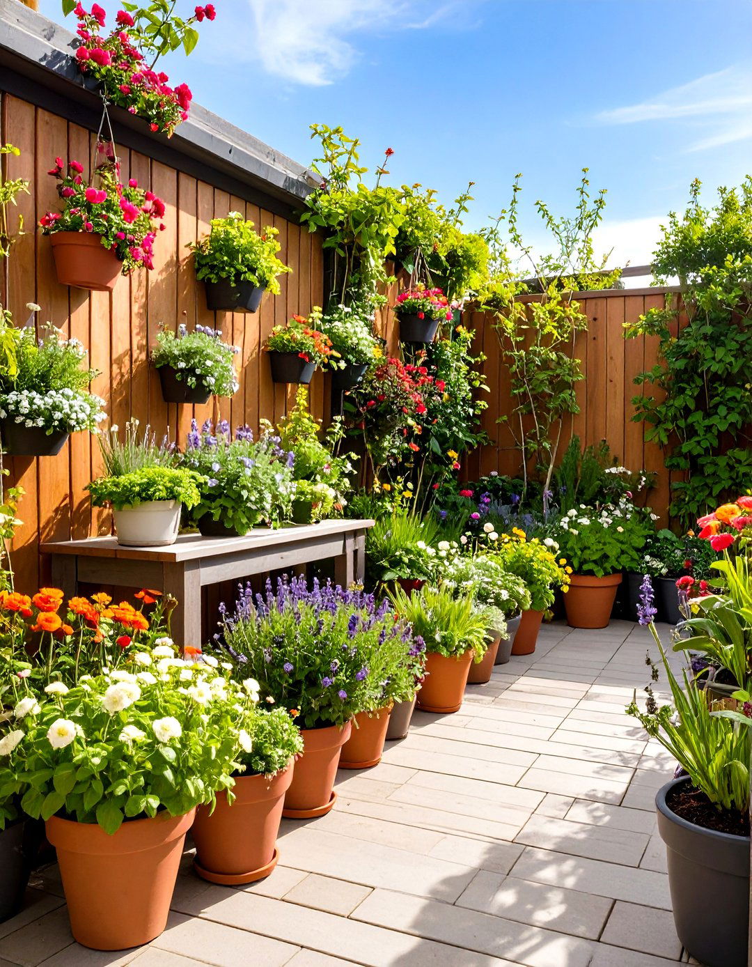 Cottage Garden Small Space and Urban Adaptations - 20 Cottage Garden Ideas