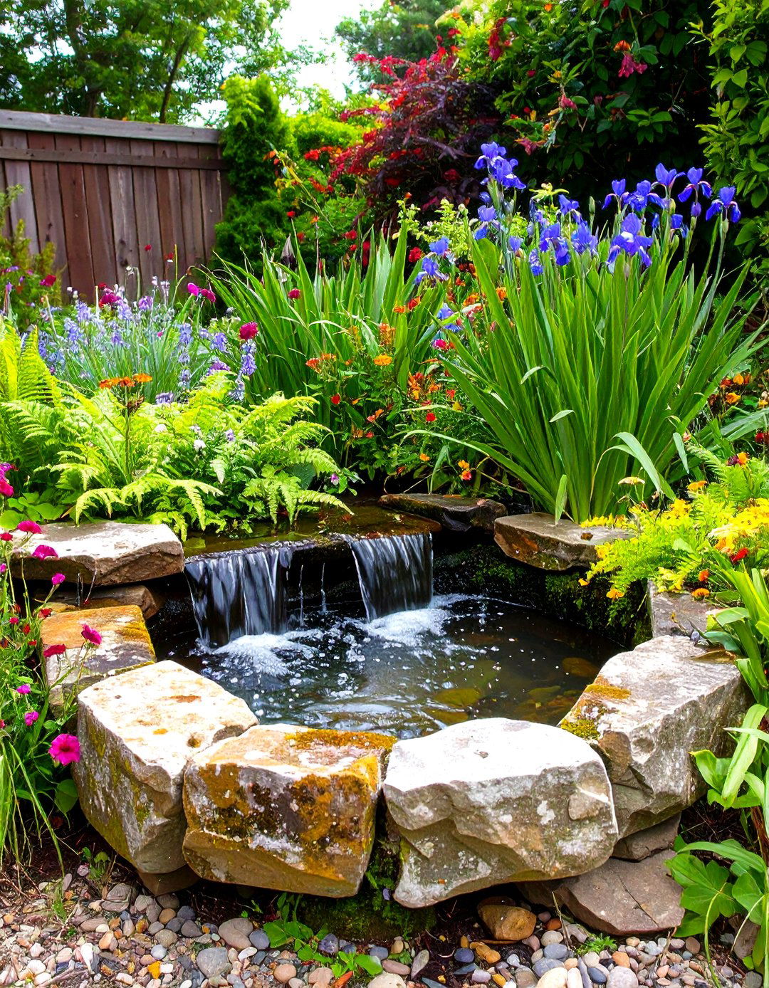 Cottage Garden Water Feature Integration - 20 Cottage Garden Ideas