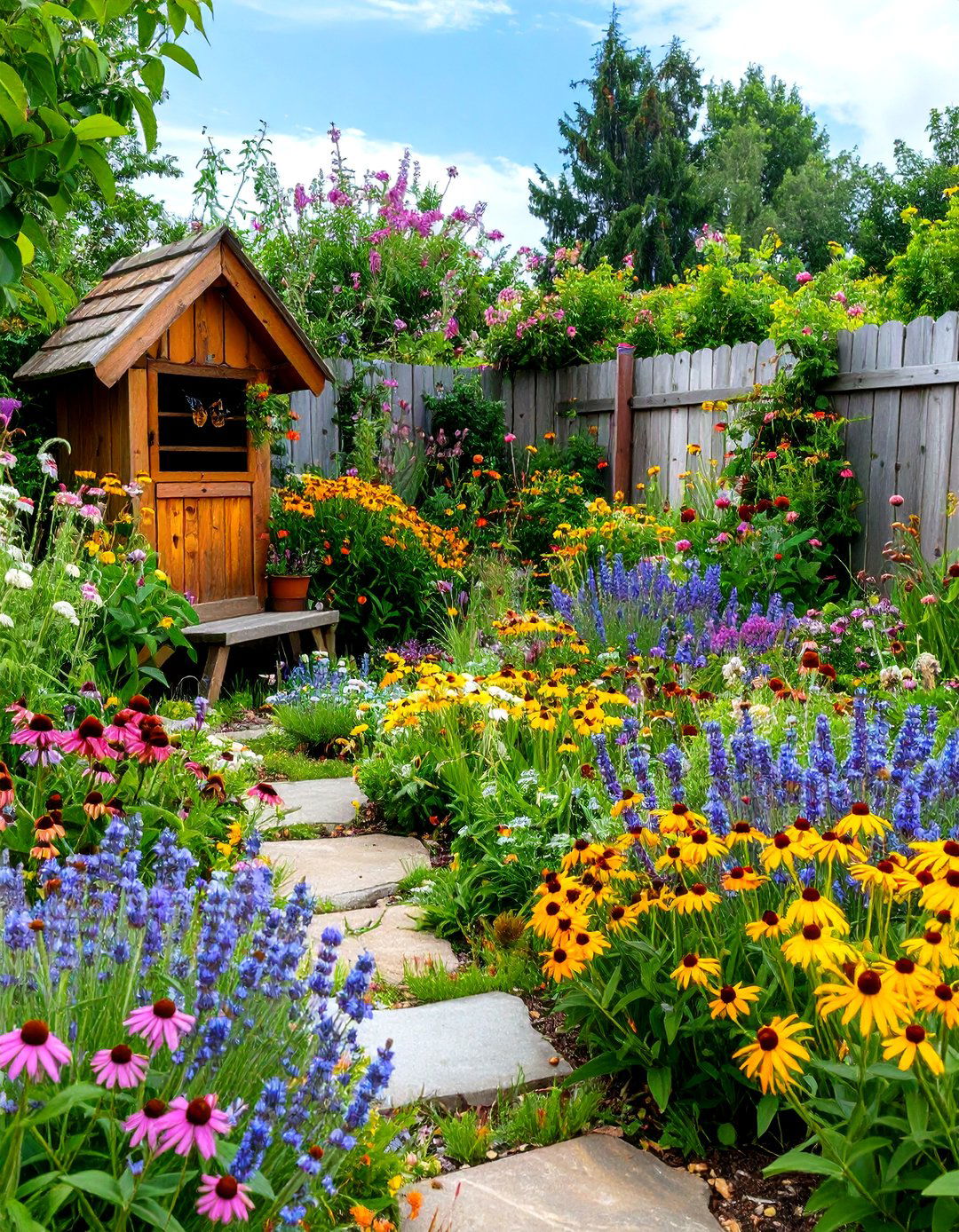 Cottage Garden Wildlife and Pollinator Habitats - 20 Cottage Garden Ideas