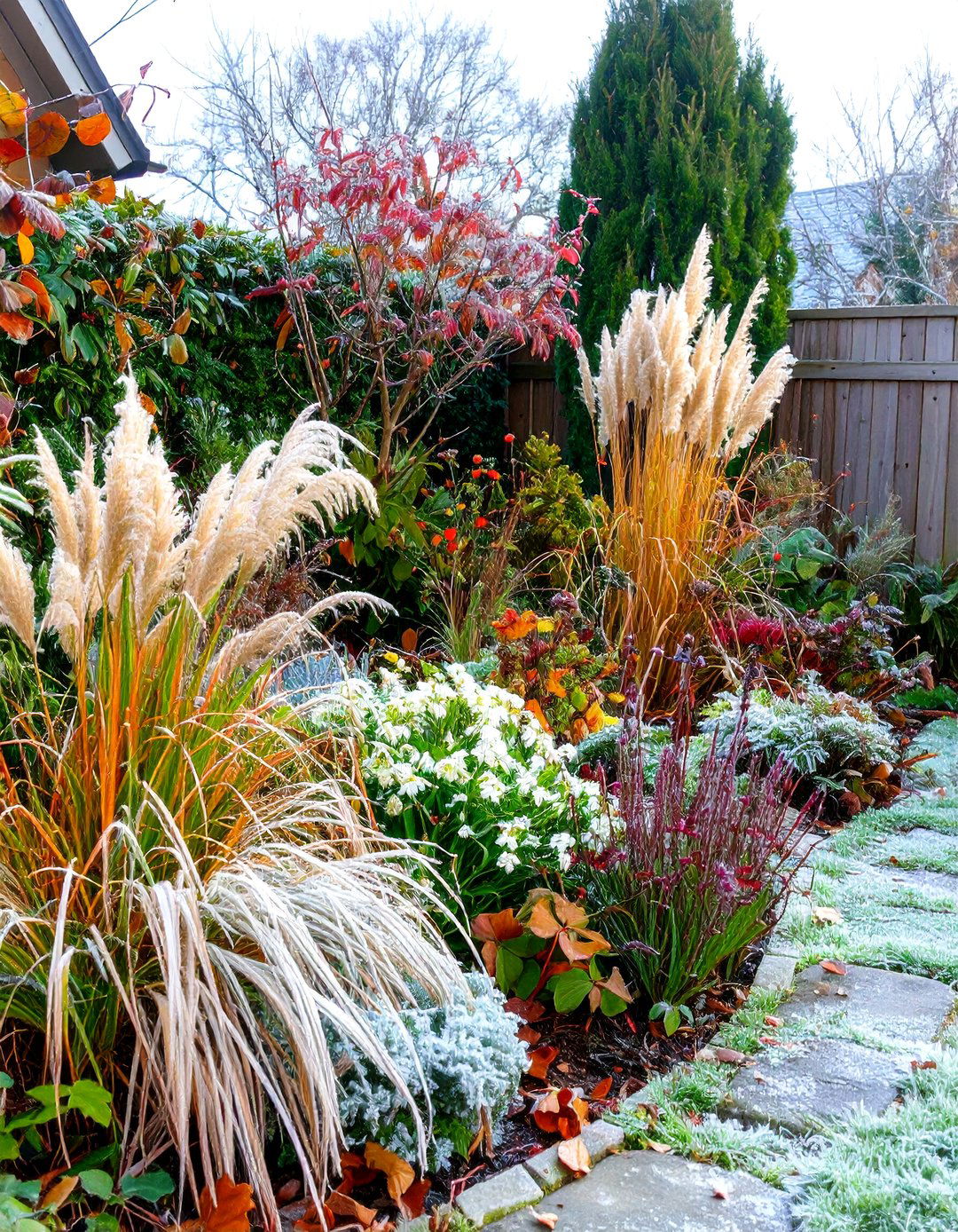 Cottage Garden Winter Interest and Structure - 20 Cottage Garden Ideas