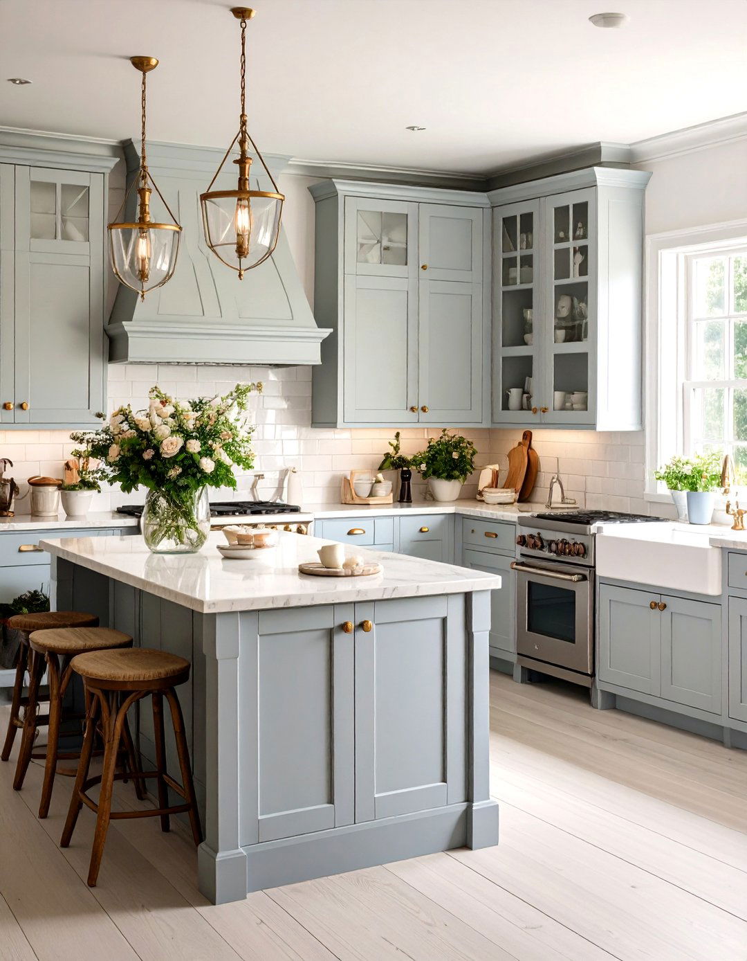 Cottage Kitchen Distressed Finish Character Details - 20 Cottage Kitchen Ideas
