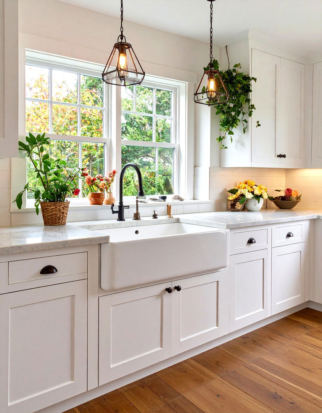 Cottage Kitchen Farmhouse Sink Statement - 20 Cottage Kitchen Ideas
