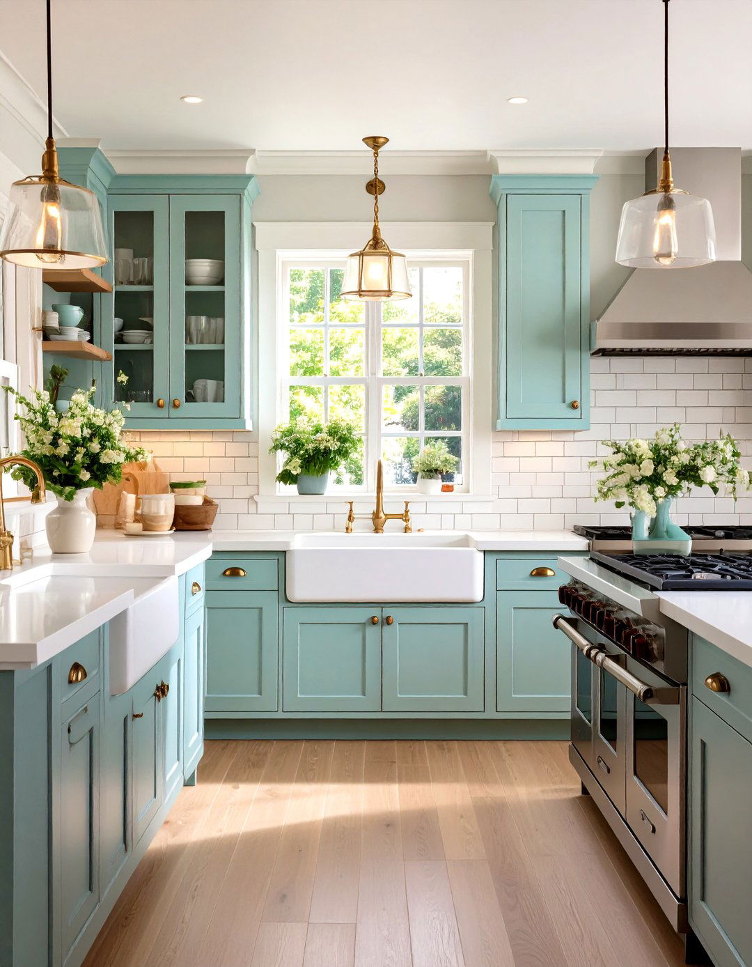 Cottage Kitchen Subway Tile Classic Backsplashes - 20 Cottage Kitchen Ideas