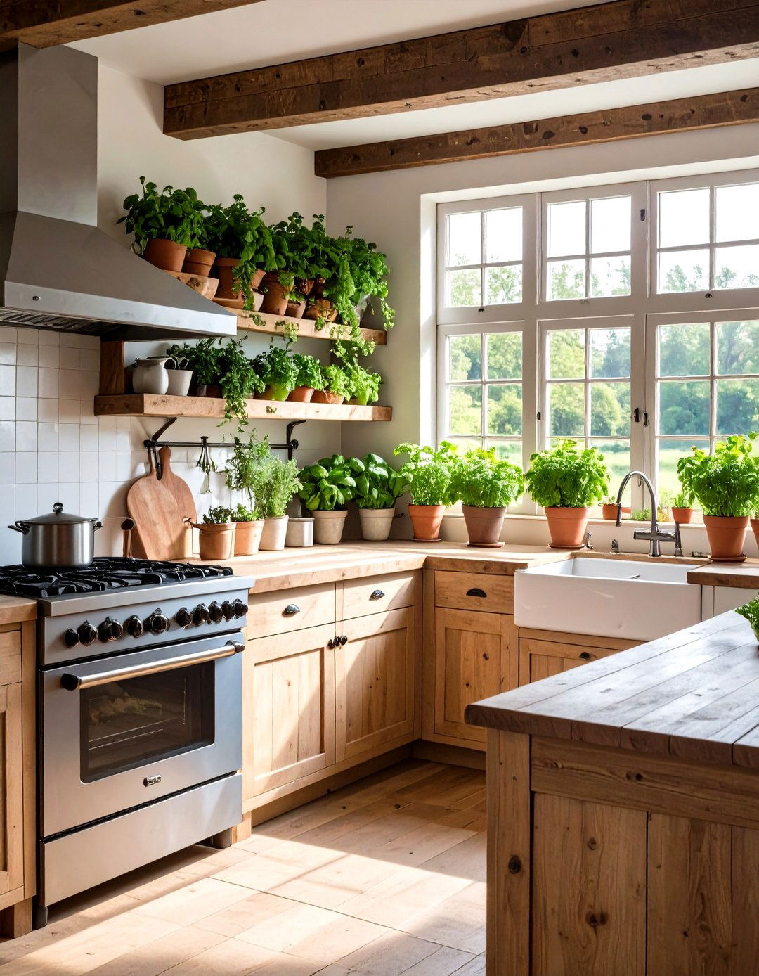 Cottage Kitchen Window Box Herb Gardens - 20 Cottage Kitchen Ideas