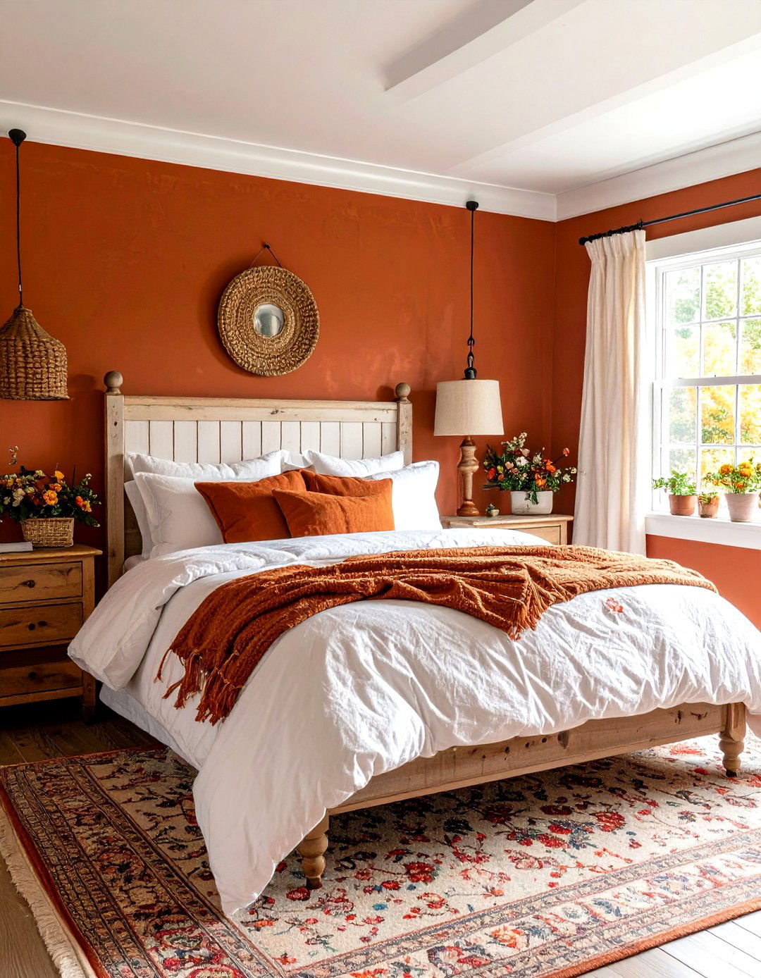 Cottage Rust Bedroom Charm - 20 Rust Bedroom Ideas