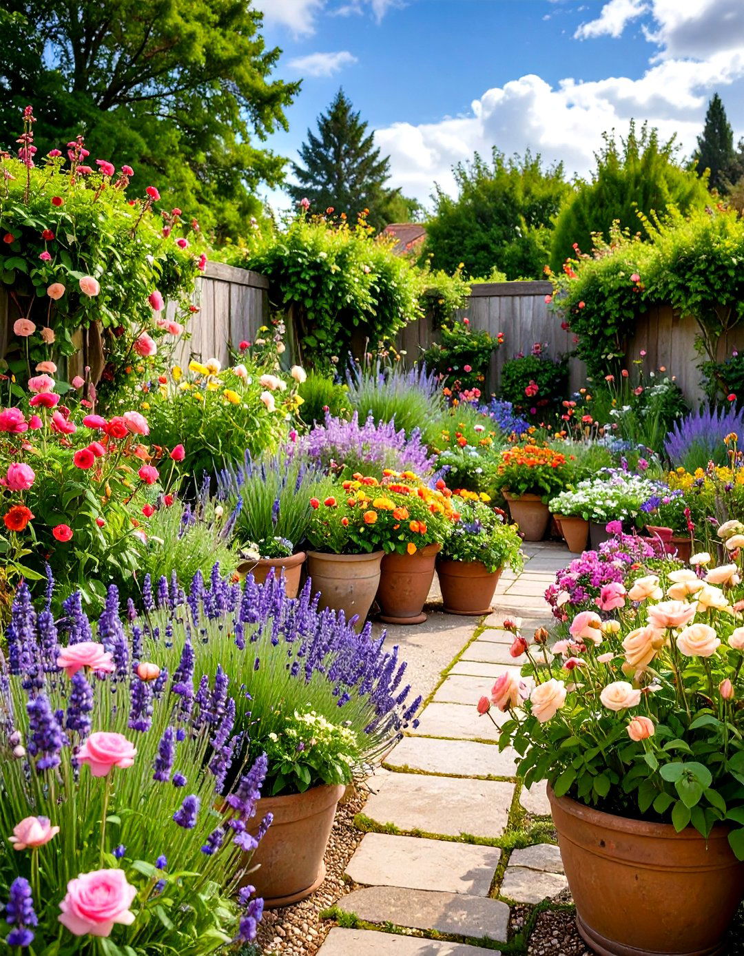 Cottage Style Container Garden - 20 Container Garden Ideas