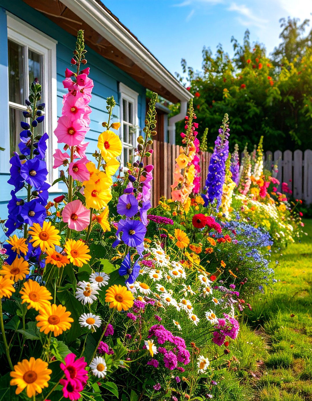 Cottage Style Flower Borders - 20 Spring Garden Ideas